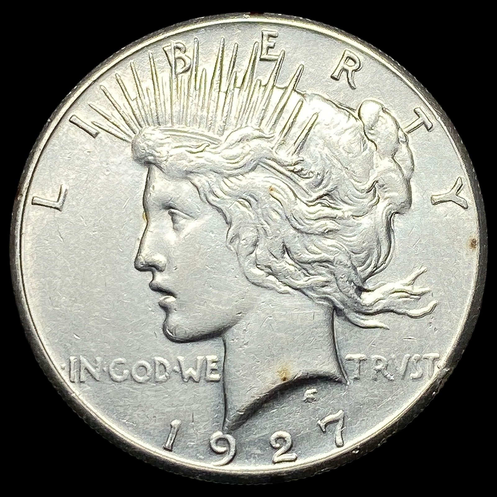 1927 Silver Peace Dollar CLOSELY UNCIRCULATED: 1927 Silver Peace Dollar CLOSELY UNCIRCULATED