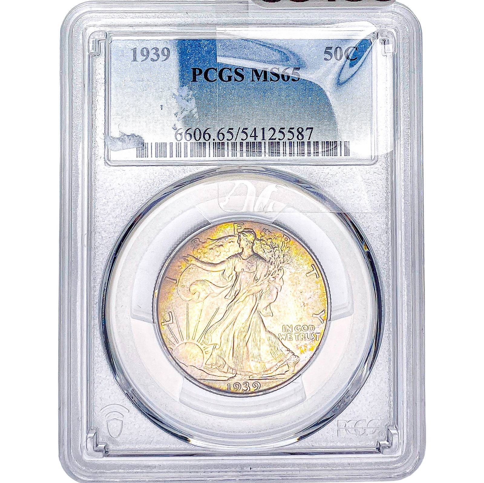 1939 Walking Liberty Half Dollar PCGS MS65: 1939 Walking Liberty Half Dollar PCGS MS65