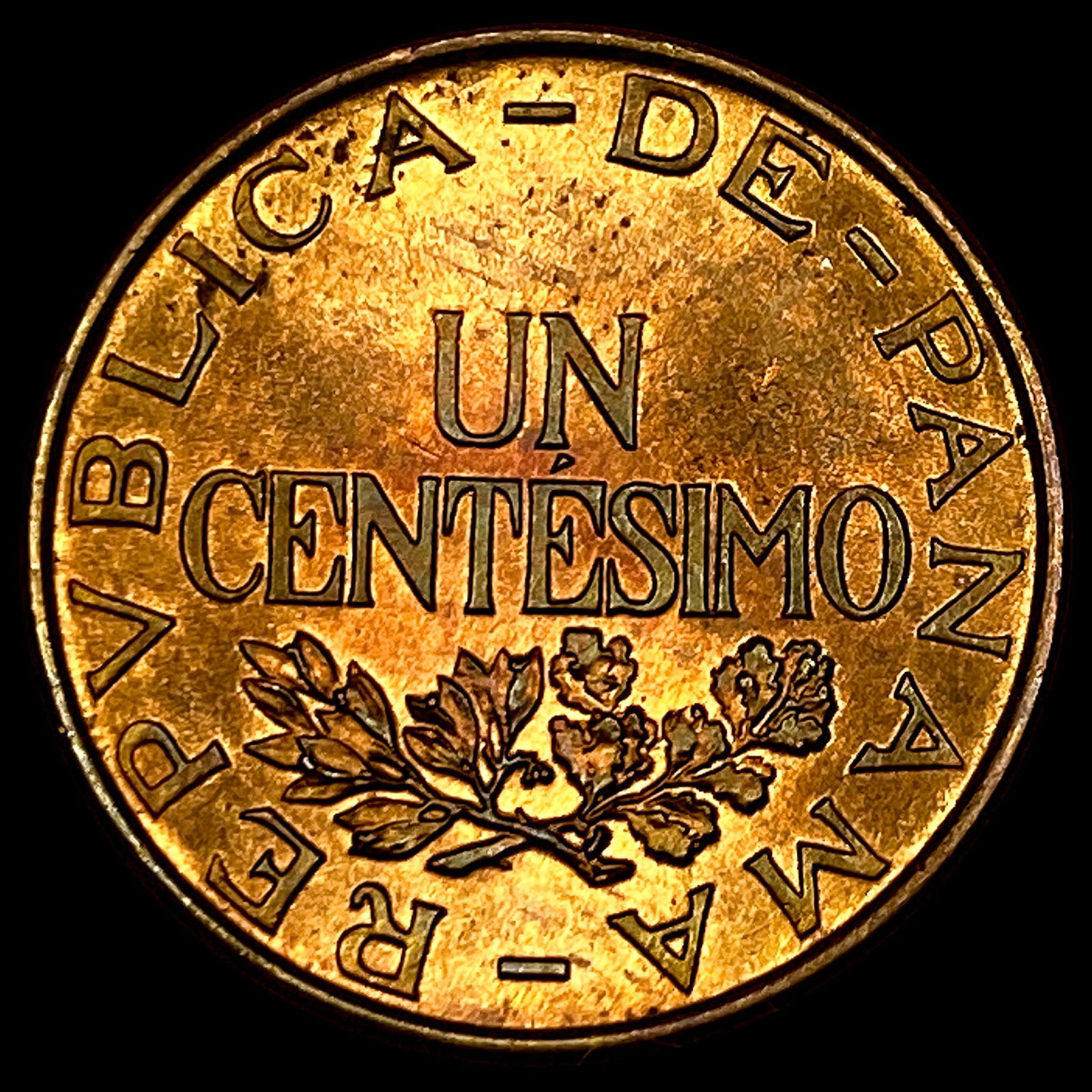 1937 Panama 1 Centesimo UNCIRCULATED - 2