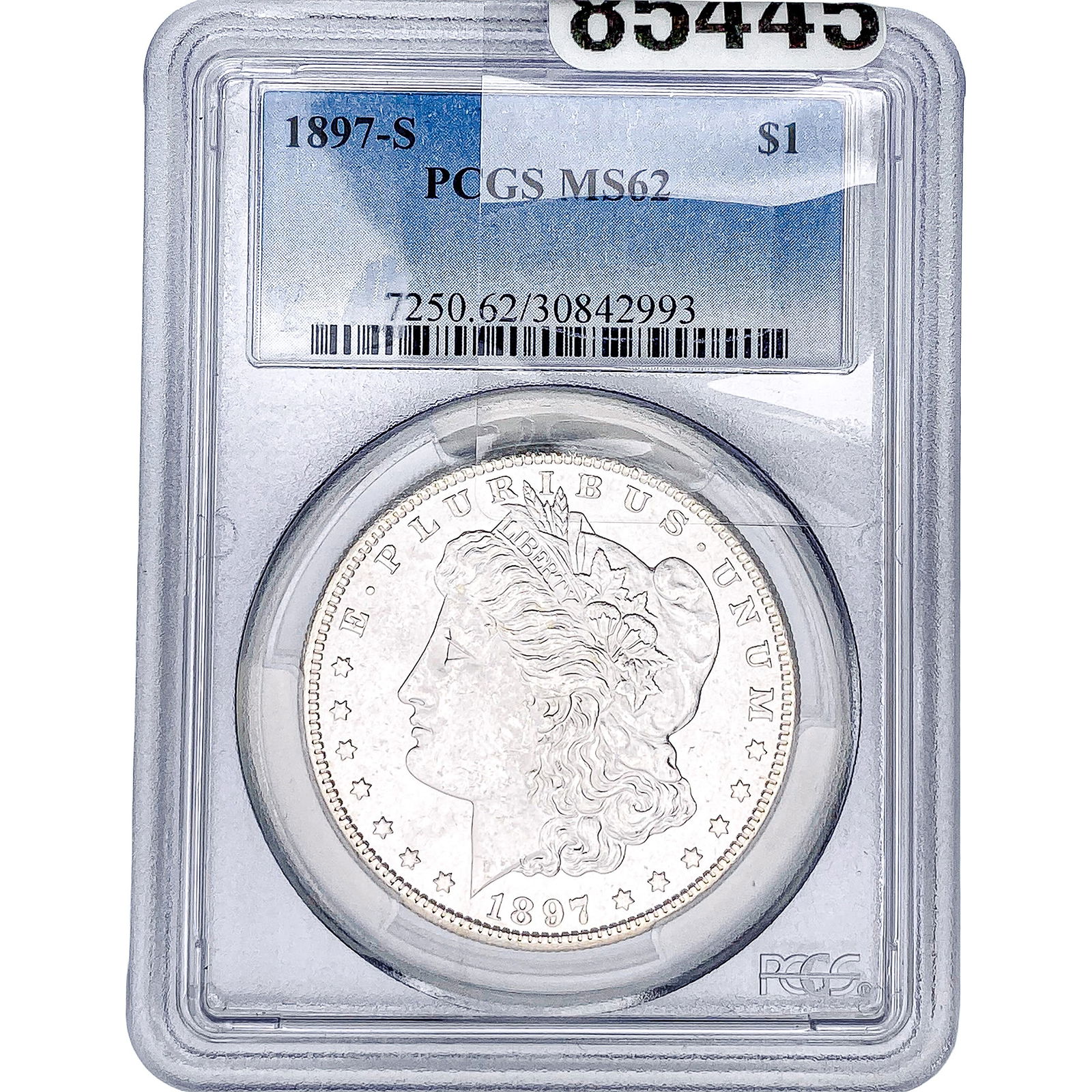 1897-S Morgan Silver Dollar PCGS MS62 (1 of 2)