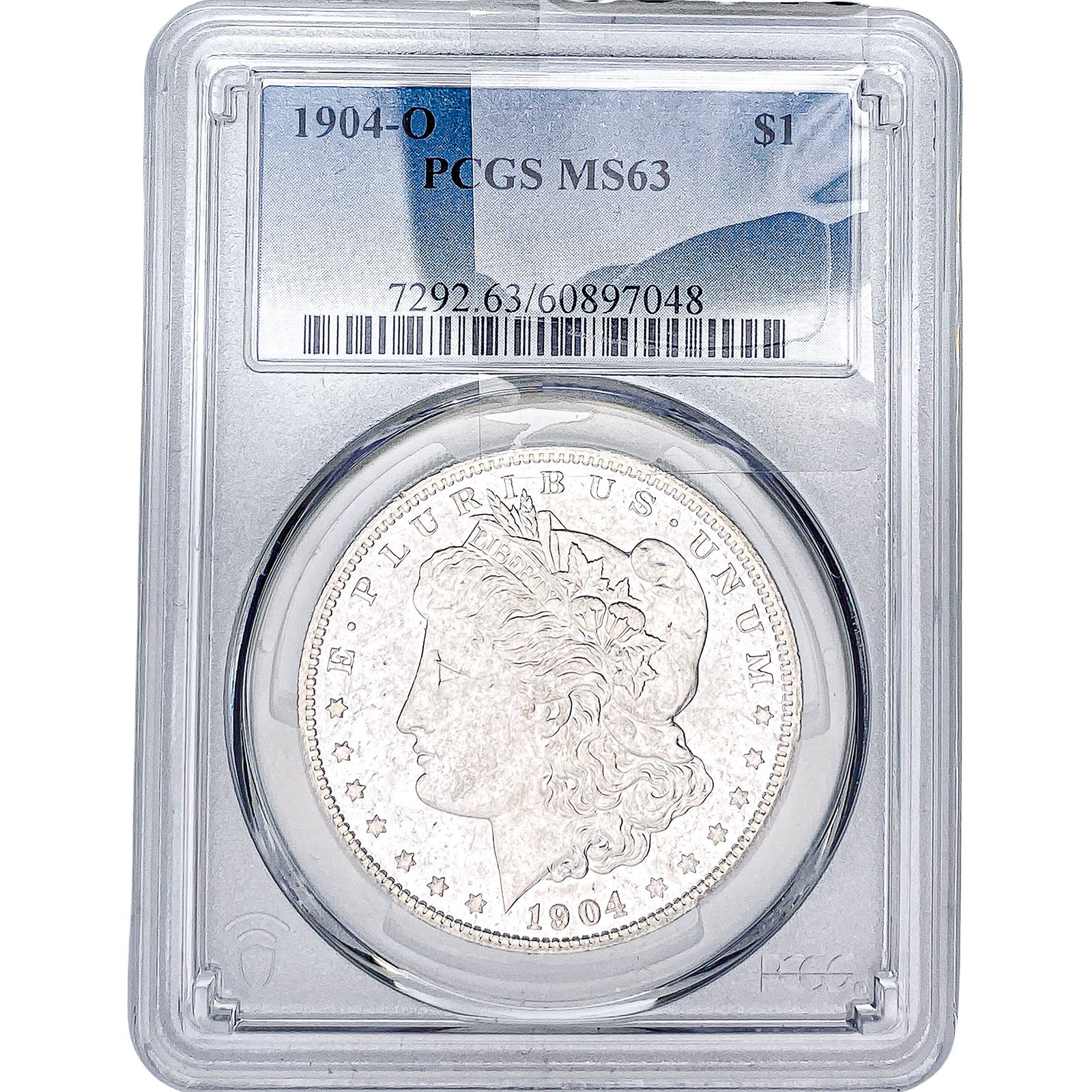 1904-O Morgan Silver Dollar PCGS MS63: 1904-O Morgan Silver Dollar PCGS MS63