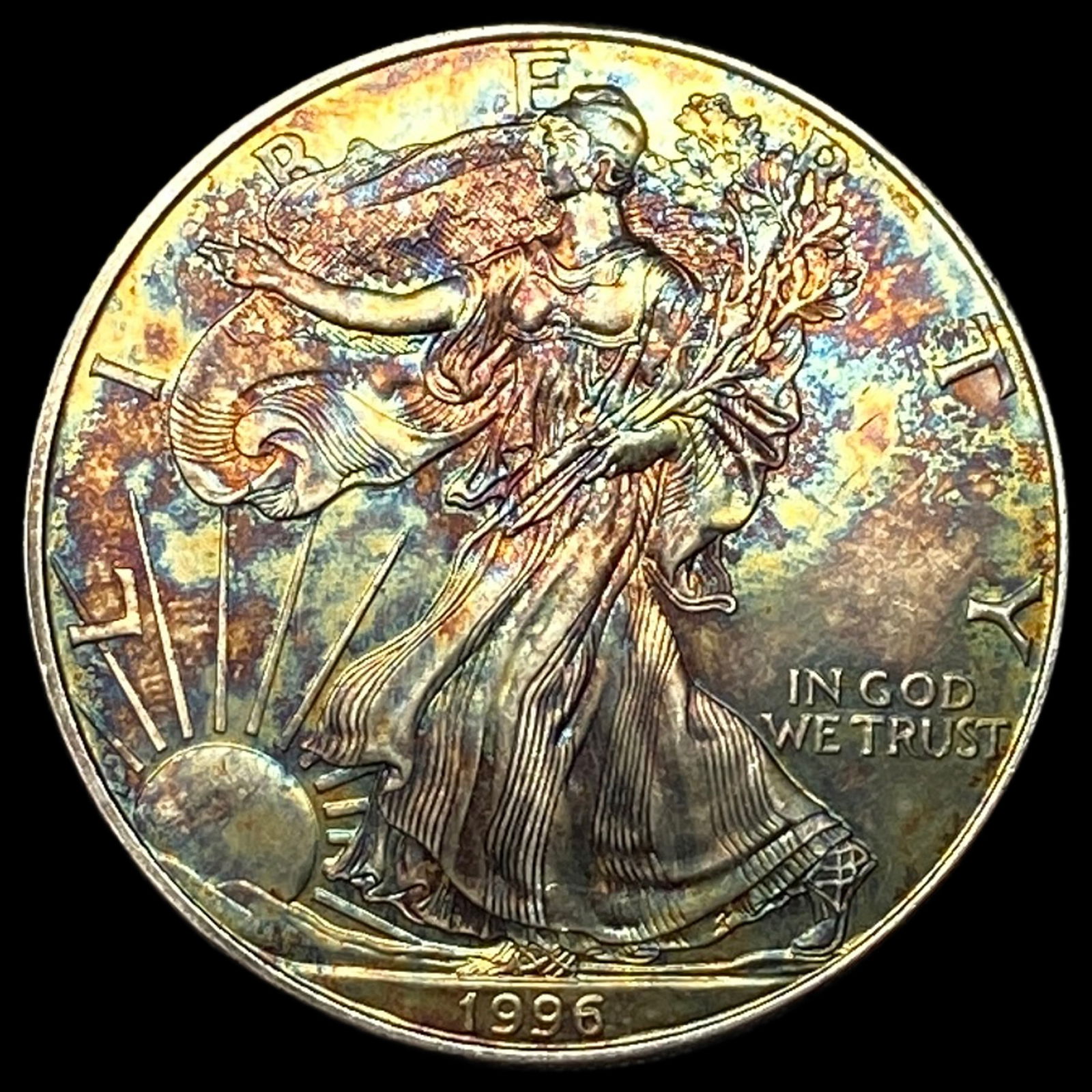 1996 Silver American Eagle $1 GEM BU (1 of 2)
