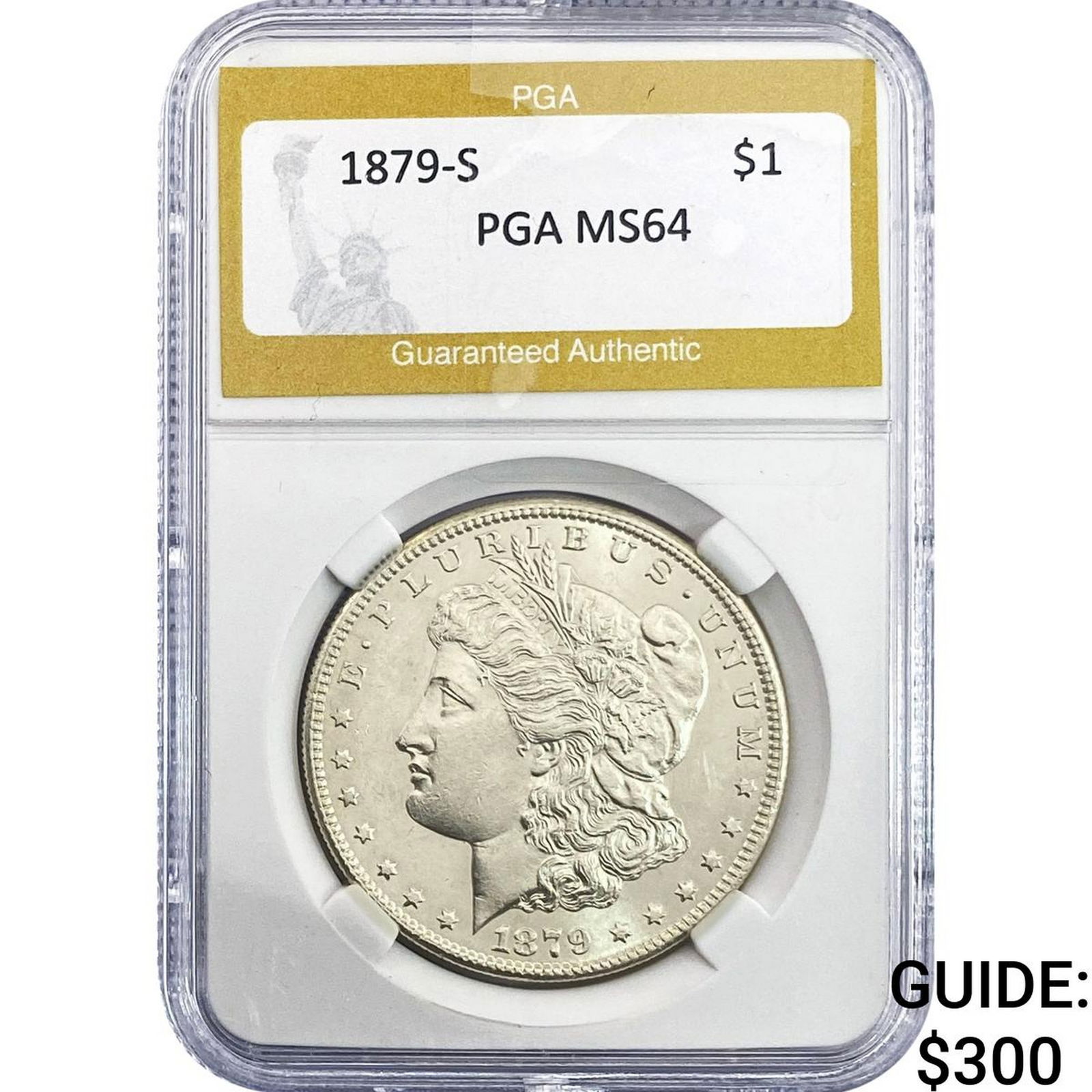 1879-S Morgan Silver Dollar PGA MS64 (1 of 2)