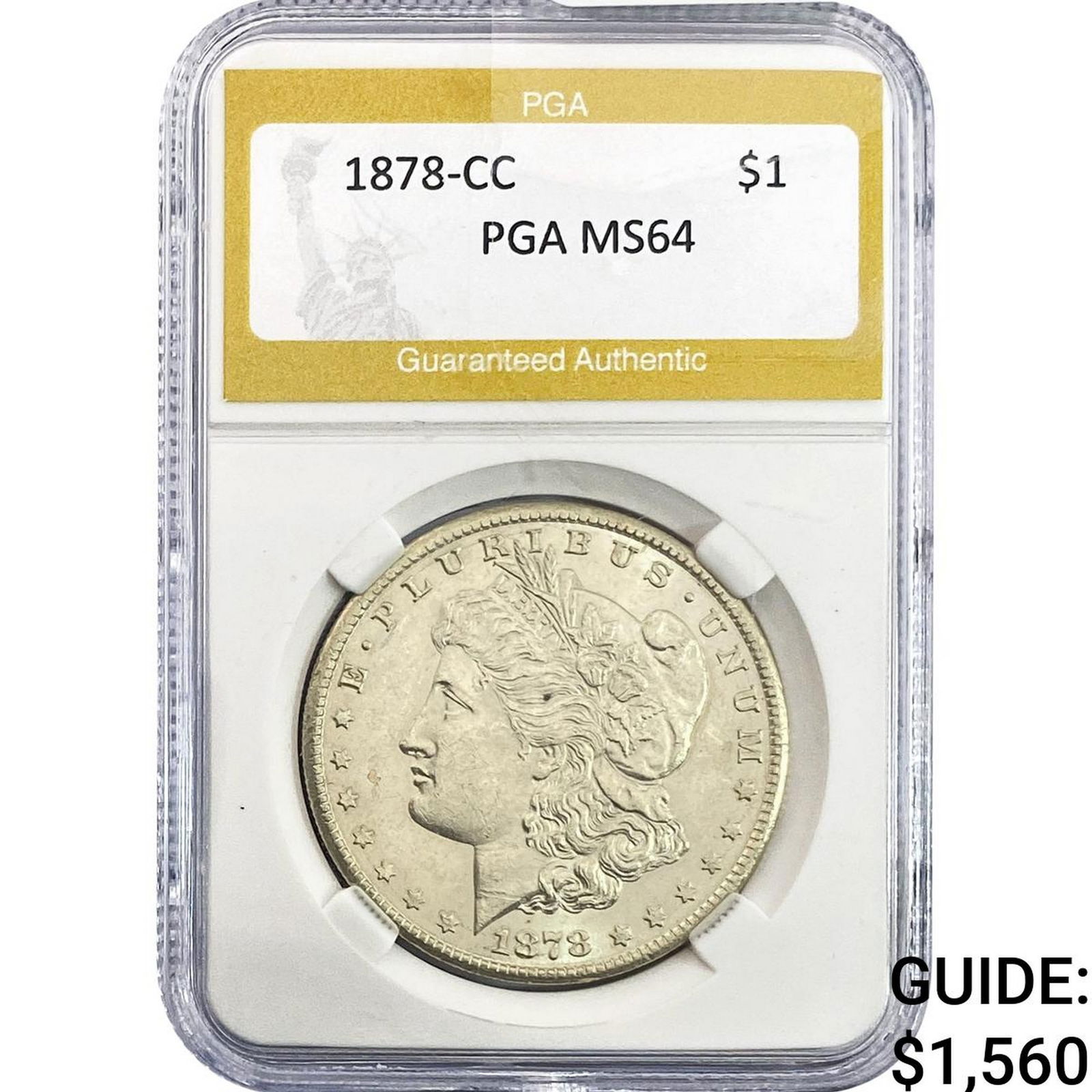 1878-CC Morgan Silver Dollar PGA MS64 (1 of 2)