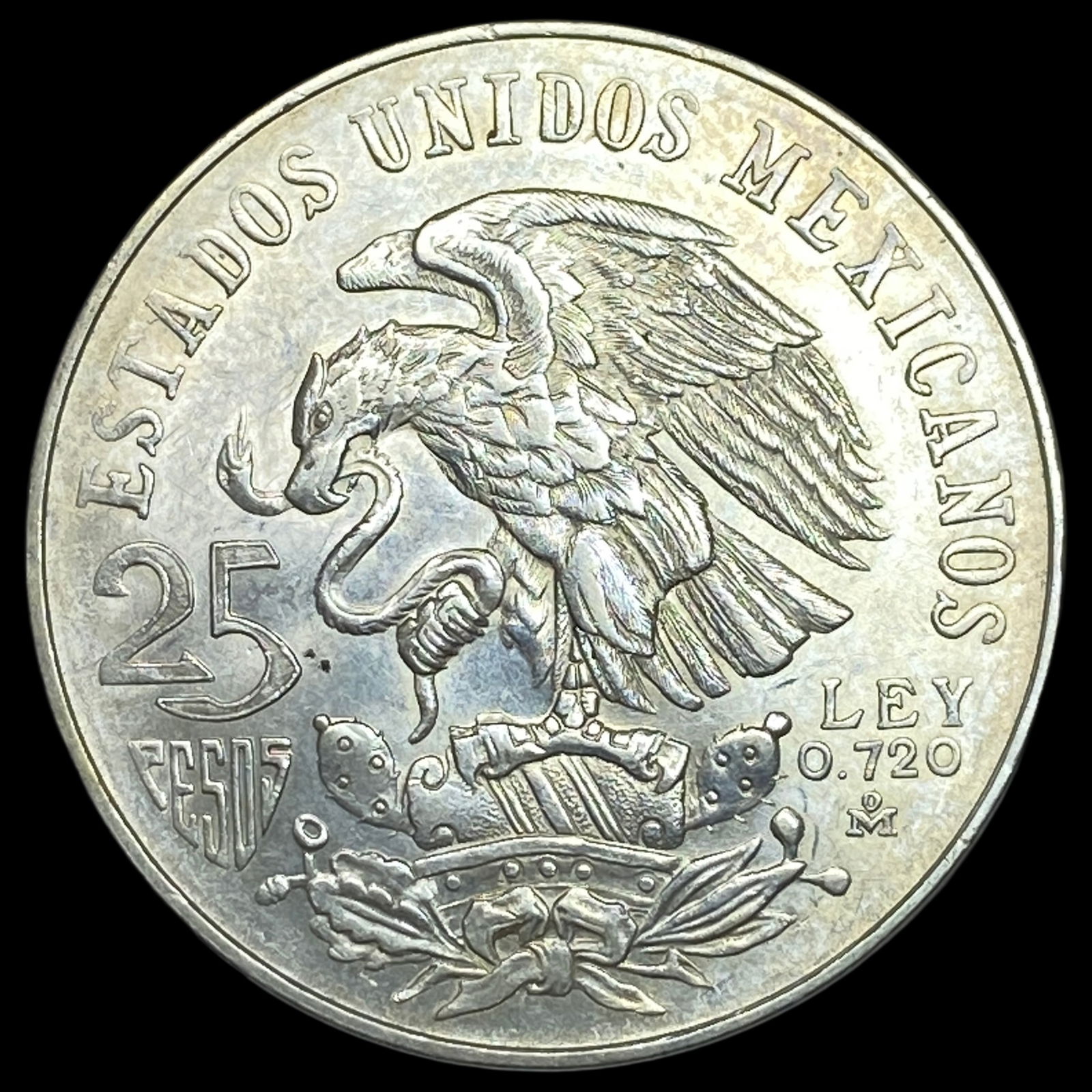 1968 Mexico Silver 25 Pesos- Olympics UNCIRCULATED: 1968 Mexico Silver 25 Pesos- Olympics UNCIRCULATED
