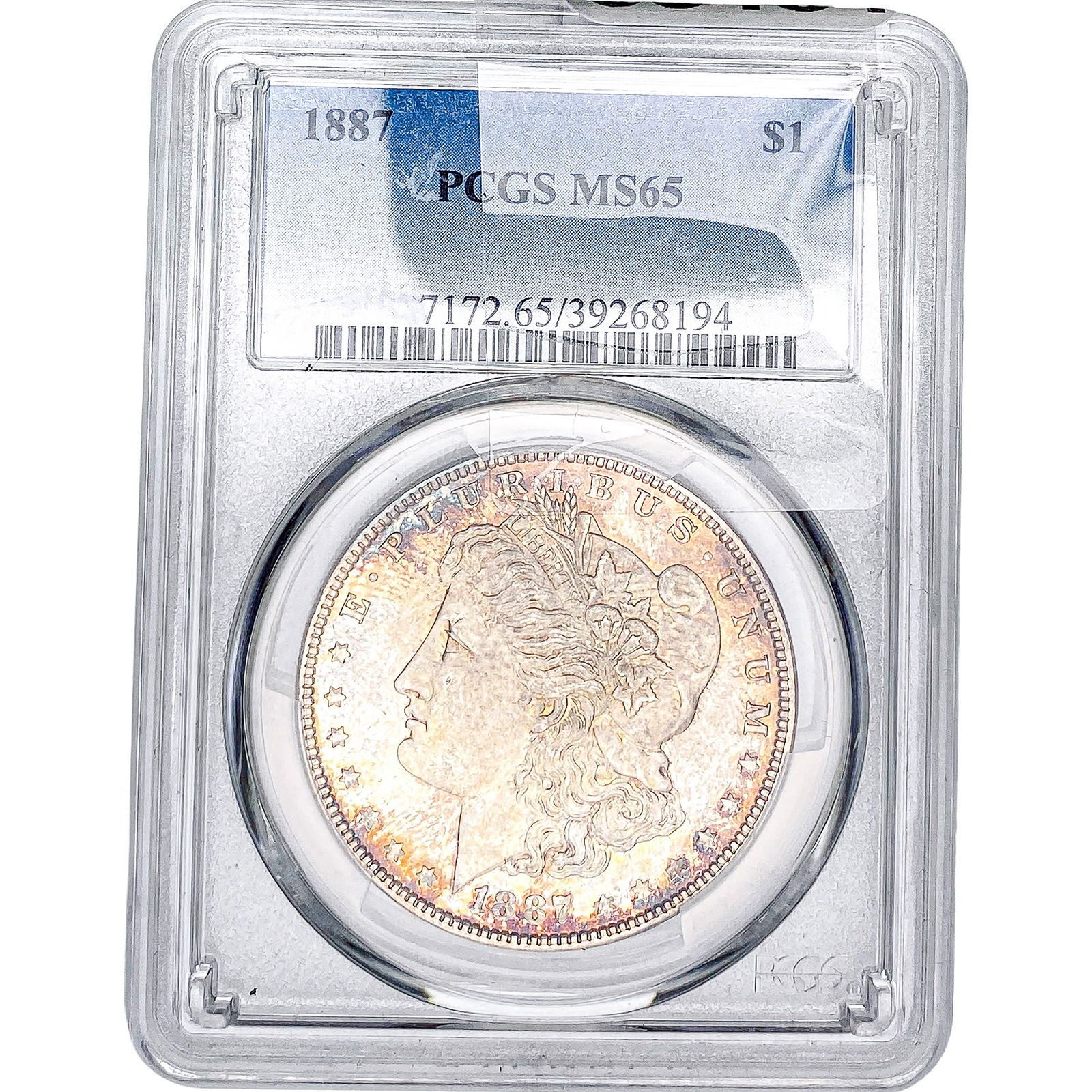 1887 Morgan Silver Dollar PCGS MS65 (1 of 2)