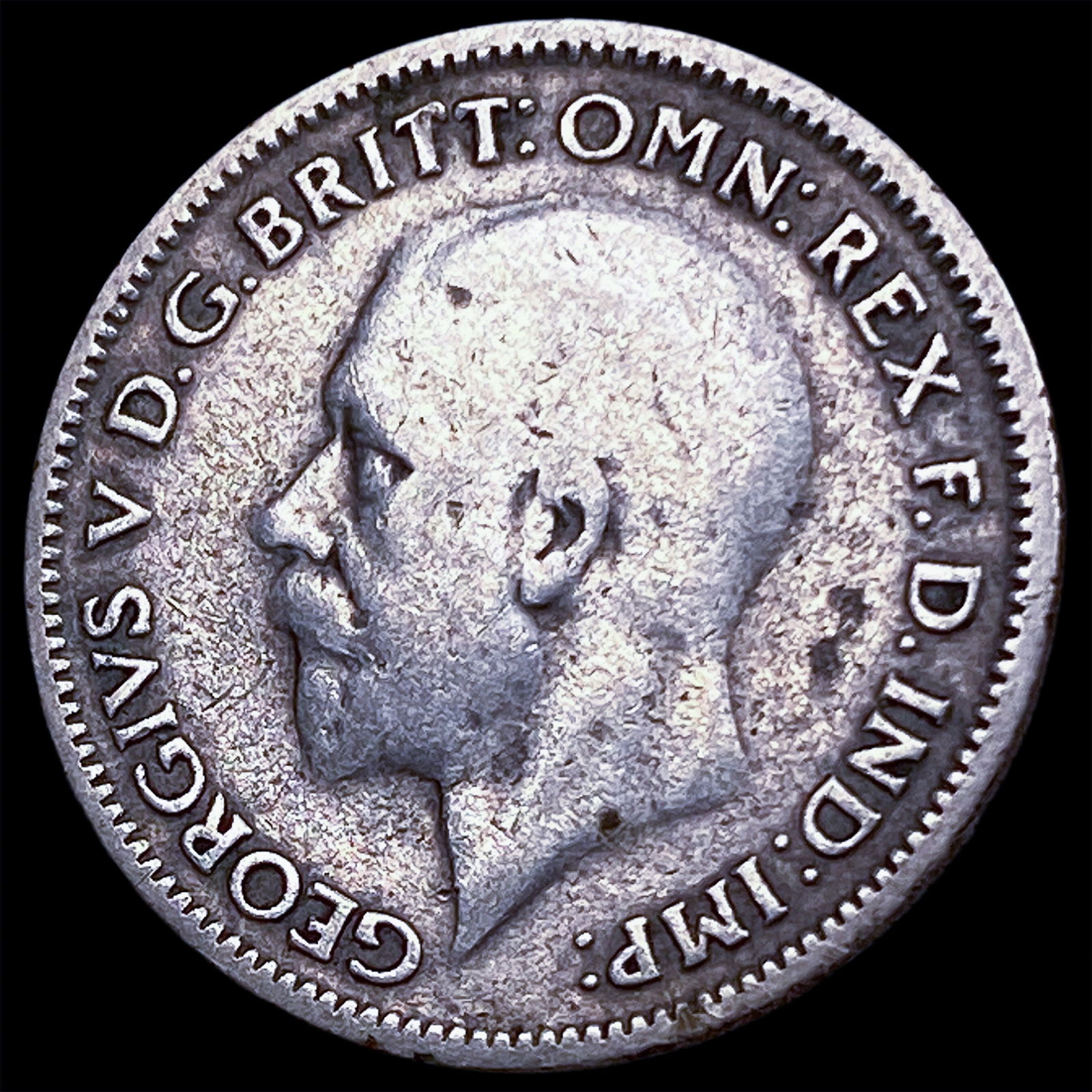 1933 Great Britain Silver Six Pence .4 ASW CLOSELY UNCIRCULATED: 1933 Great Britain Silver Six Pence .4 ASW CLOSELY UNCIRCULATED