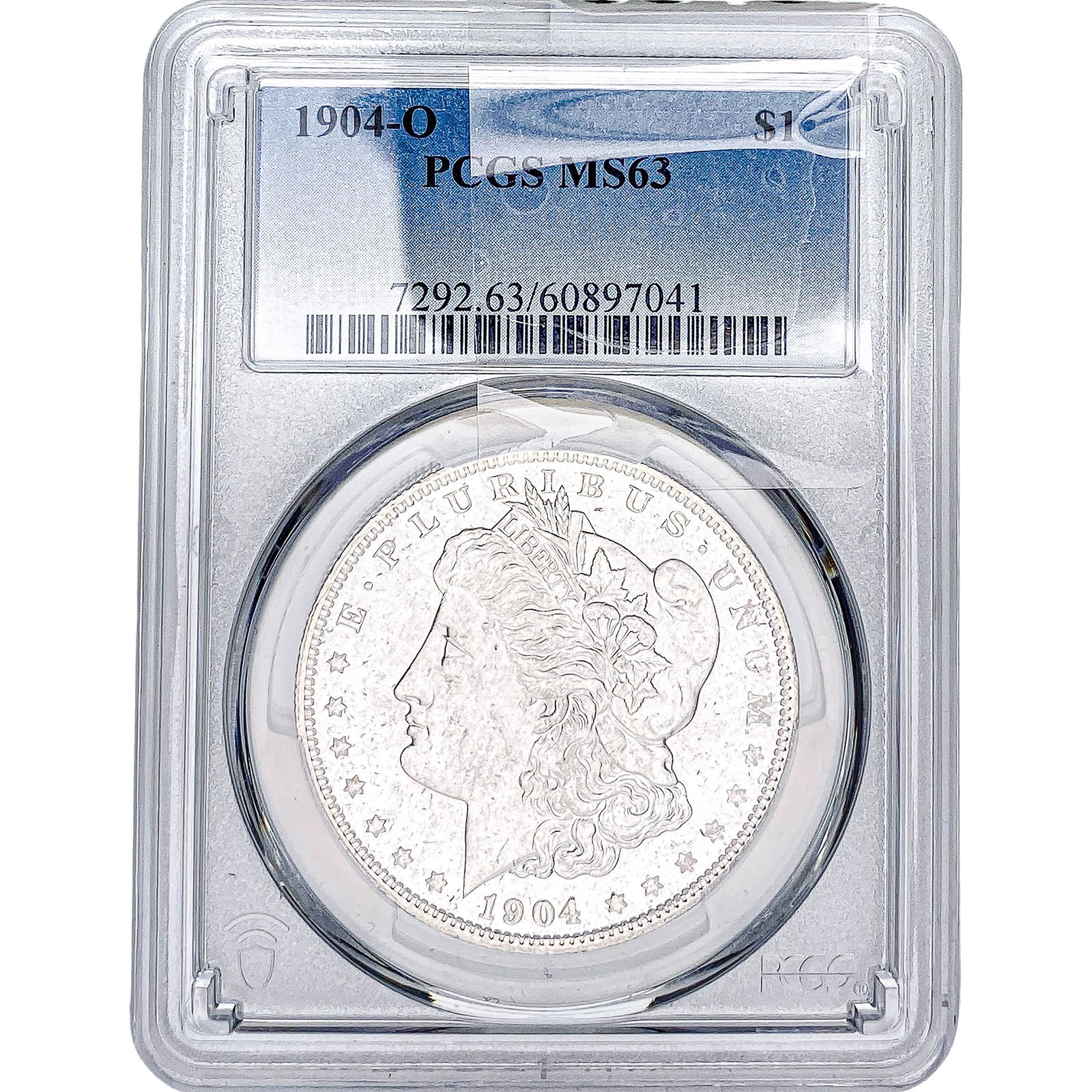 1904-O Morgan Silver Dollar PCGS MS63: 1904-O Morgan Silver Dollar PCGS MS63