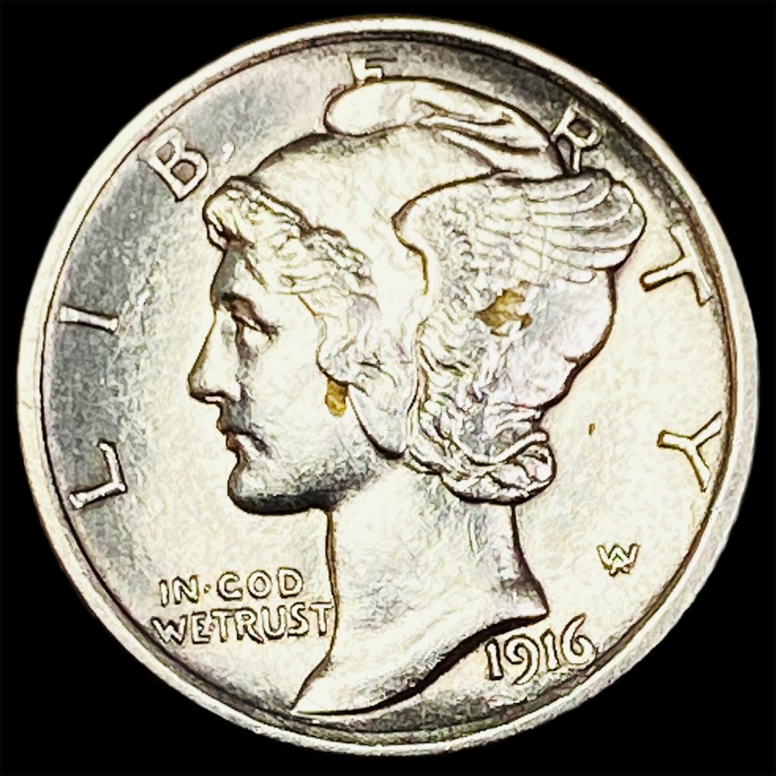 1916 Mercury Dime UNCIRCULATED: 1916 Mercury Dime UNCIRCULATED