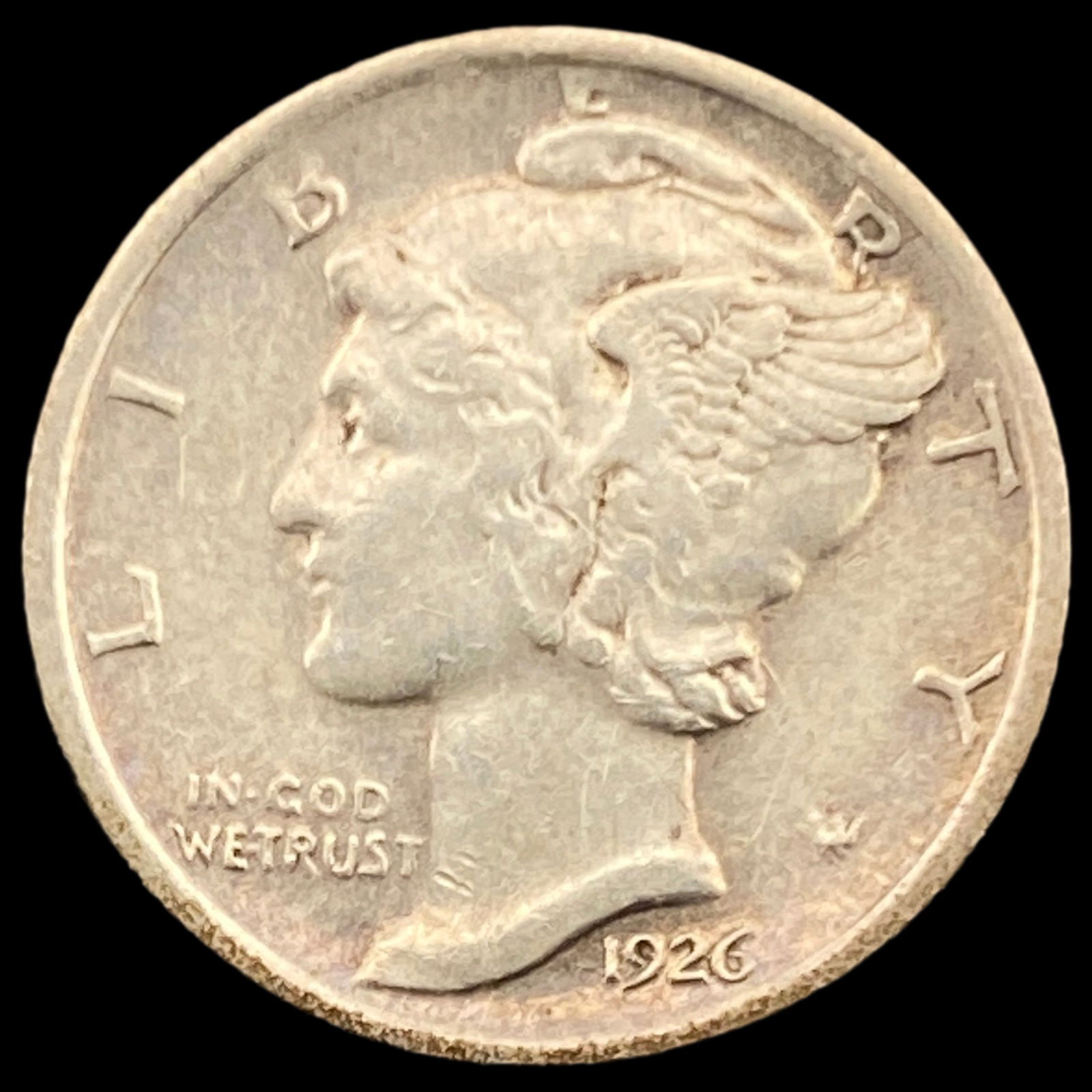 1926-D Silver Mercury Dime CLOSELY UNCIRCULATED: 1926-D Silver Mercury Dime CLOSELY UNCIRCULATED