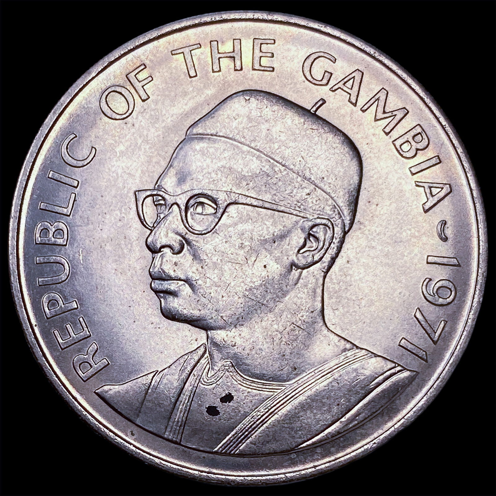 1971 Gambia Dalasi UNCIRCULATED: 1971 Gambia Dalasi UNCIRCULATED