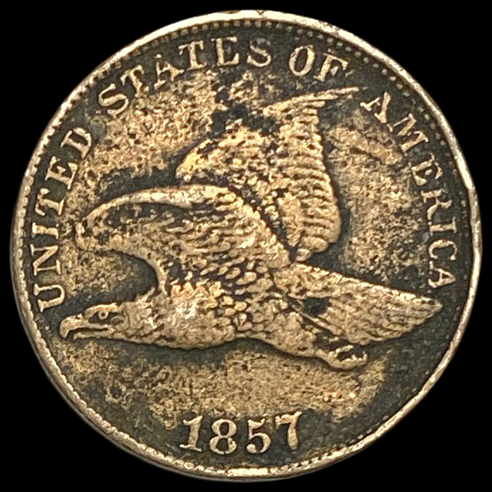 1857 Flying Eagle Cent LIGHTLY CIRCULATED: 1857 Flying Eagle Cent LIGHTLY CIRCULATED