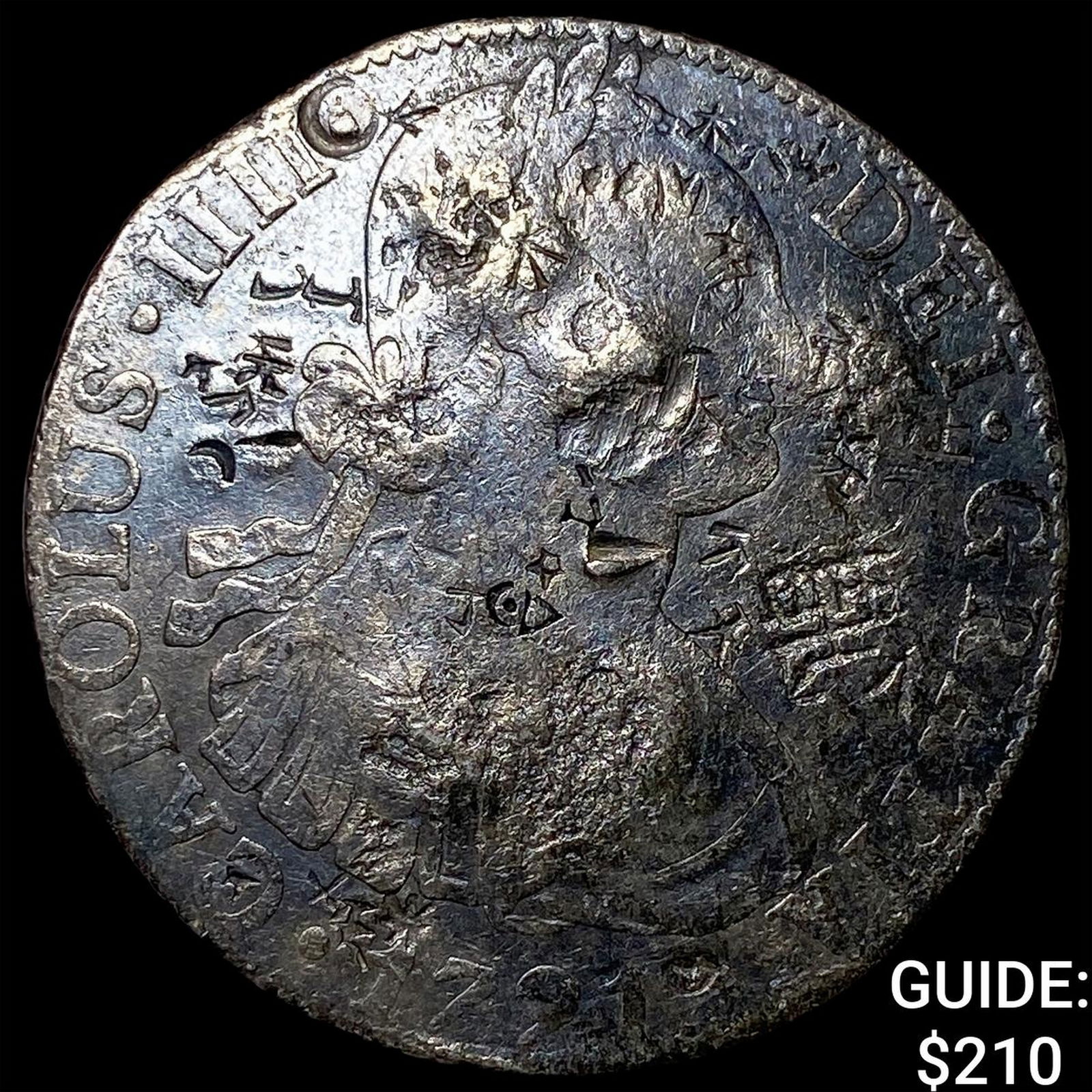 Colonial Spain Silver 8 Reales Chopmarks NEARLY UNCIRCULATED: Colonial Spain Silver 8 Reales Chopmarks NEARLY UNCIRCULATED