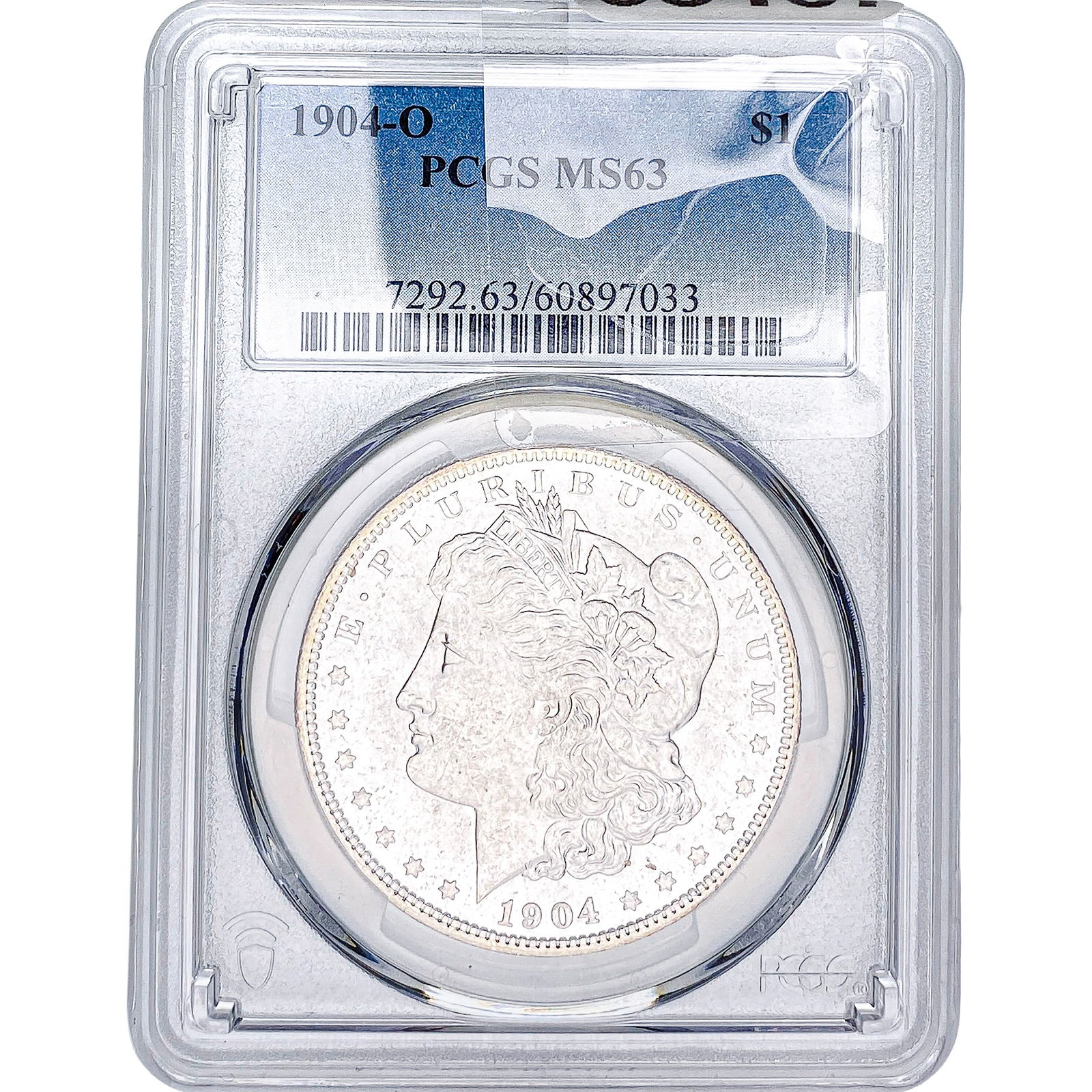 1904-O Morgan Silver Dollar PCGS MS63: 1904-O Morgan Silver Dollar PCGS MS63