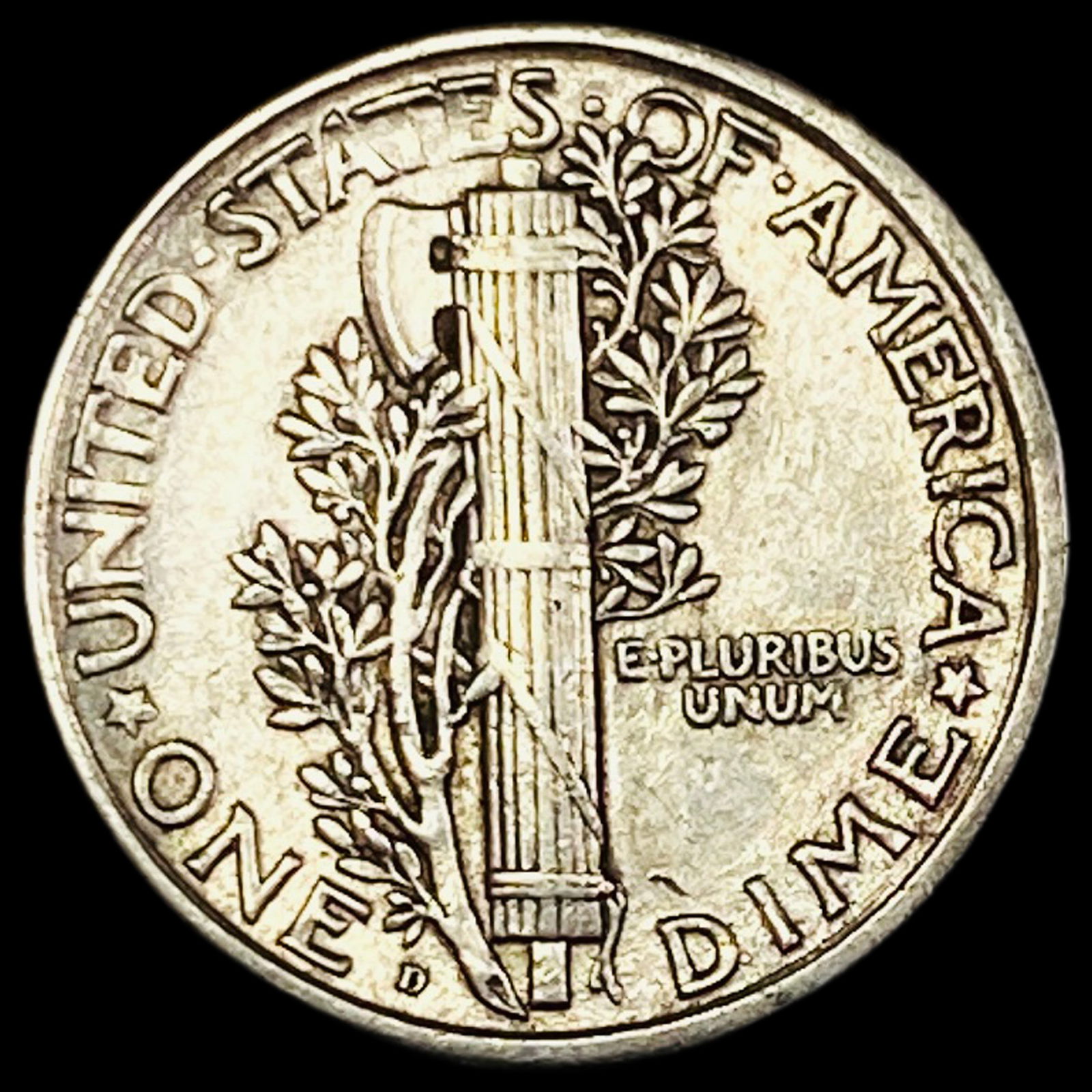 1920-D Silver Mercury Dime CLOSELY UNCIRCULATED - 2