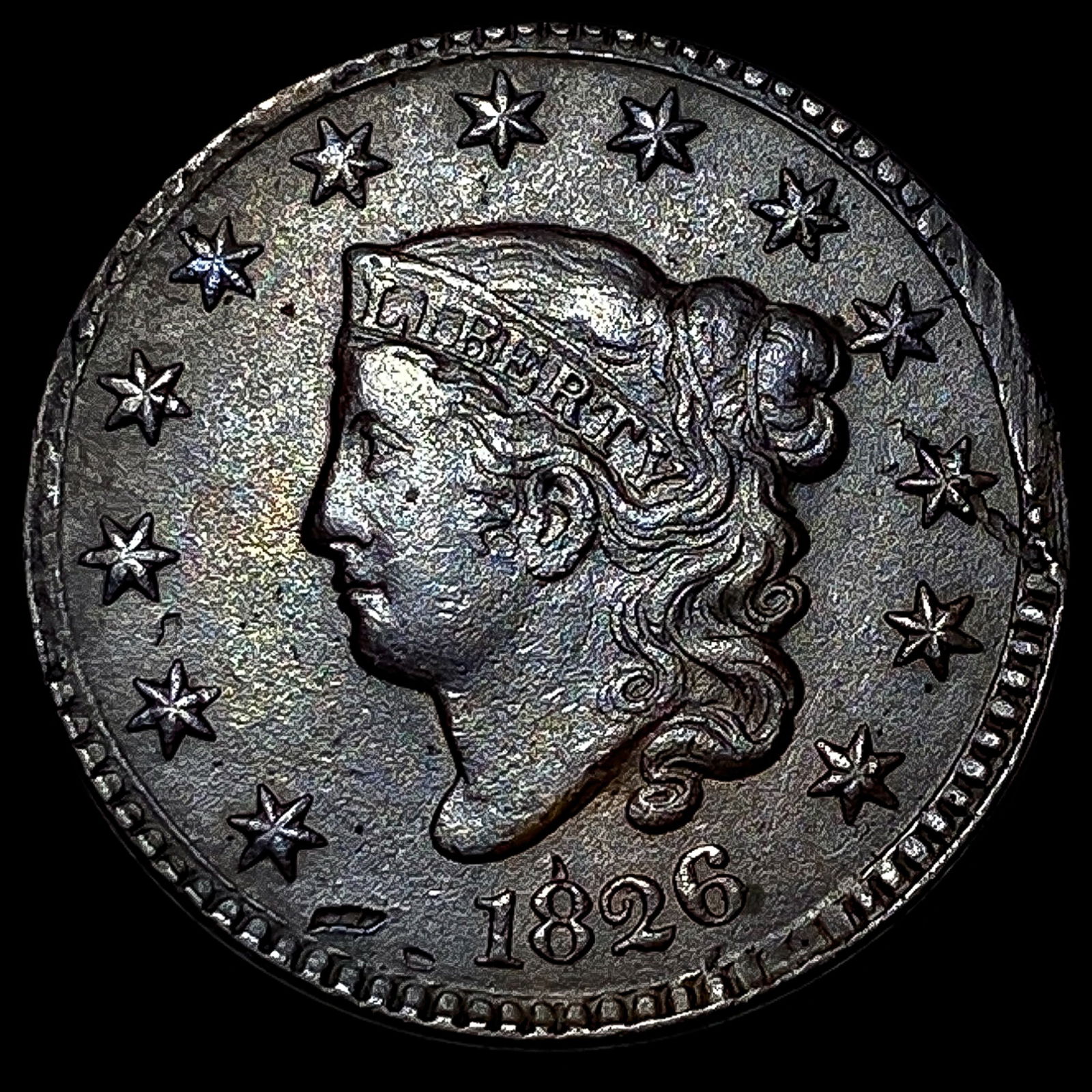 1826 Coronet Head Large Cent ABOUT UNCIRCULATED: 1826 Coronet Head Large Cent ABOUT UNCIRCULATED