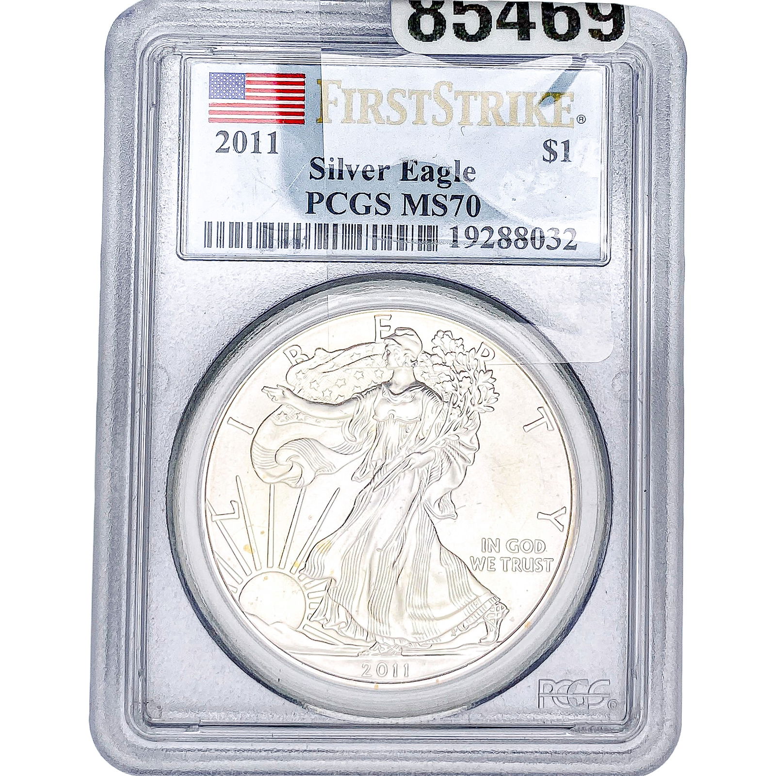 2011 Silver Eagle PCGS MS70 (1 of 2)