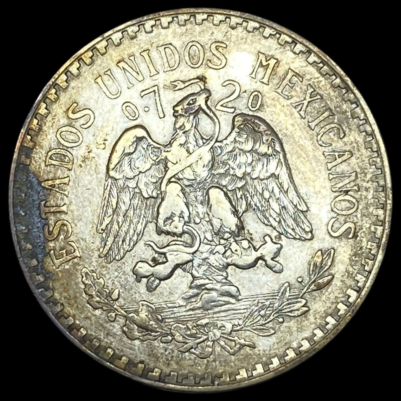 1938 Mexico Silver 1 Peso CLOSELY UNCIRCULATED: 1938 Mexico Silver 1 Peso CLOSELY UNCIRCULATED