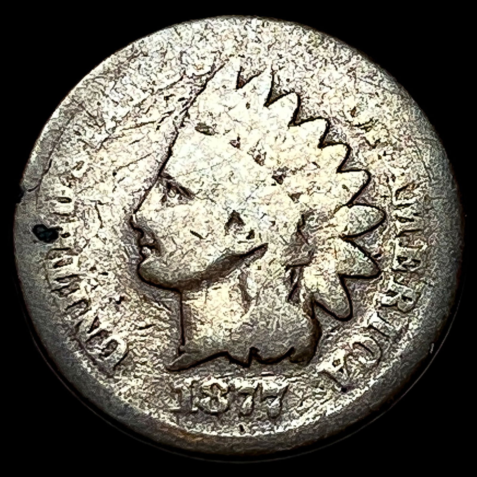 1877 Indian Head Cent LIGHTLY CIRCULATED: 1877 Indian Head Cent LIGHTLY CIRCULATED