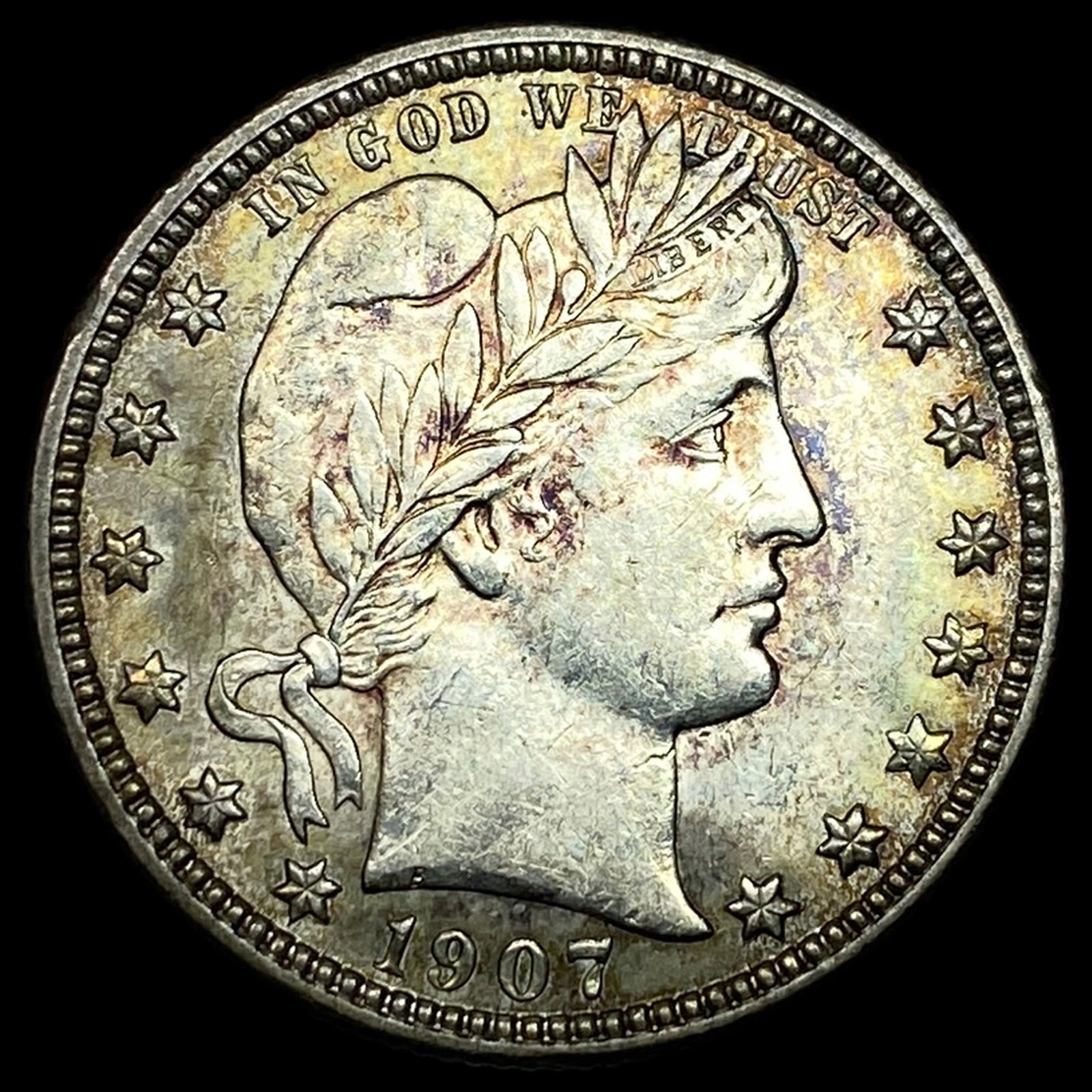 1907-O Barber Silver Quarter UNCIRCULATED: 1907-O Barber Silver Quarter UNCIRCULATED