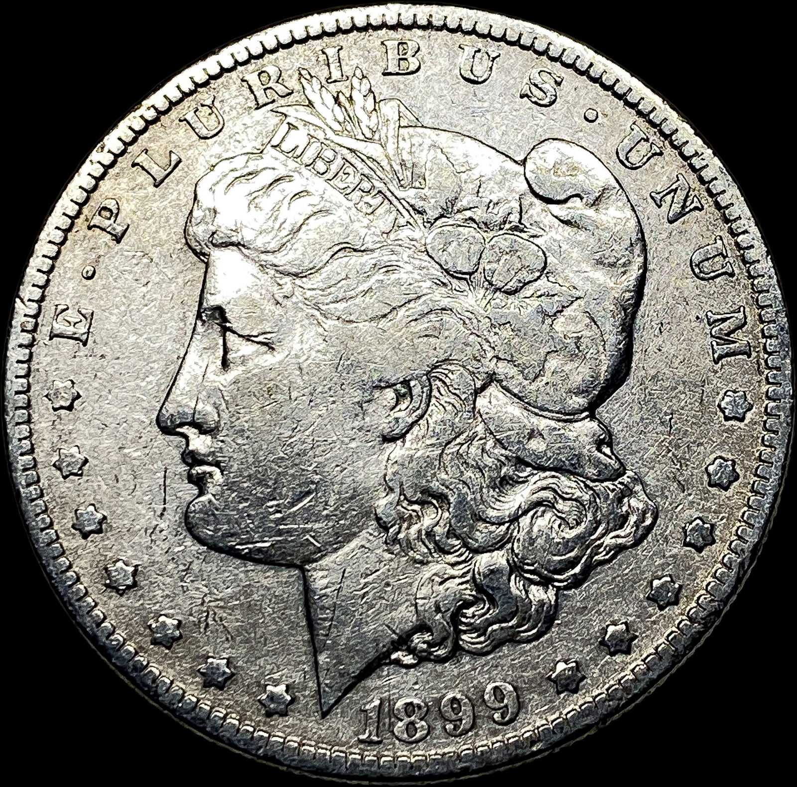 1899-S Silver Morgan Dollar CLOSELY UNCIRCULATED: 1899-S Silver Morgan Dollar CLOSELY UNCIRCULATED