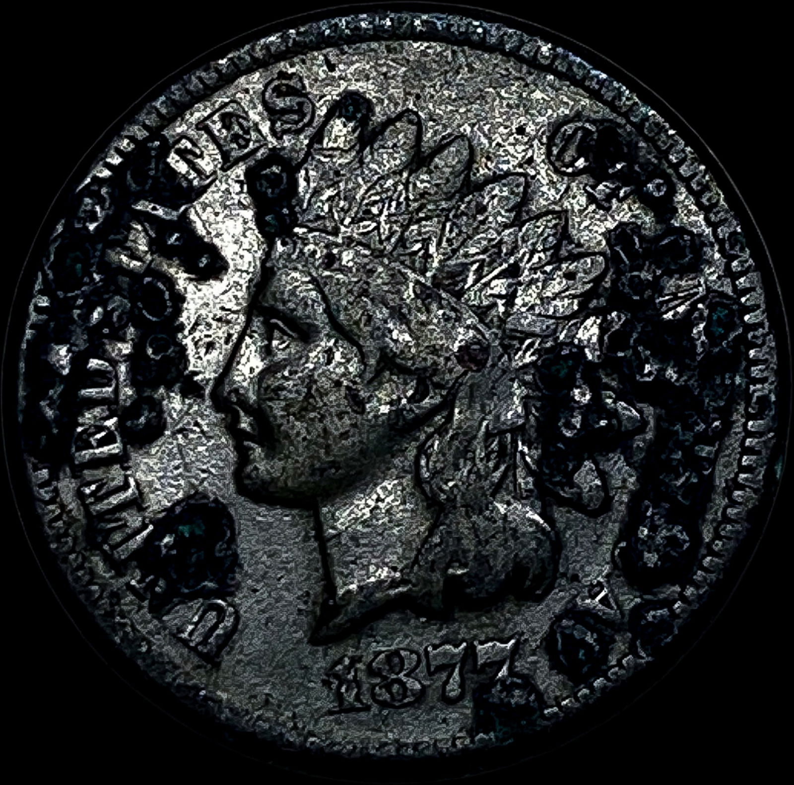 1877 Indian Head Cent HIGH GRADE: 1877 Indian Head Cent HIGH GRADE