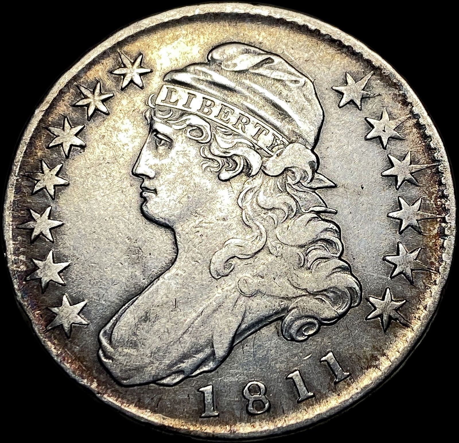 1811 Capped Bust Half Dollar NEARLY UNCIRCULATED (1 of 2)