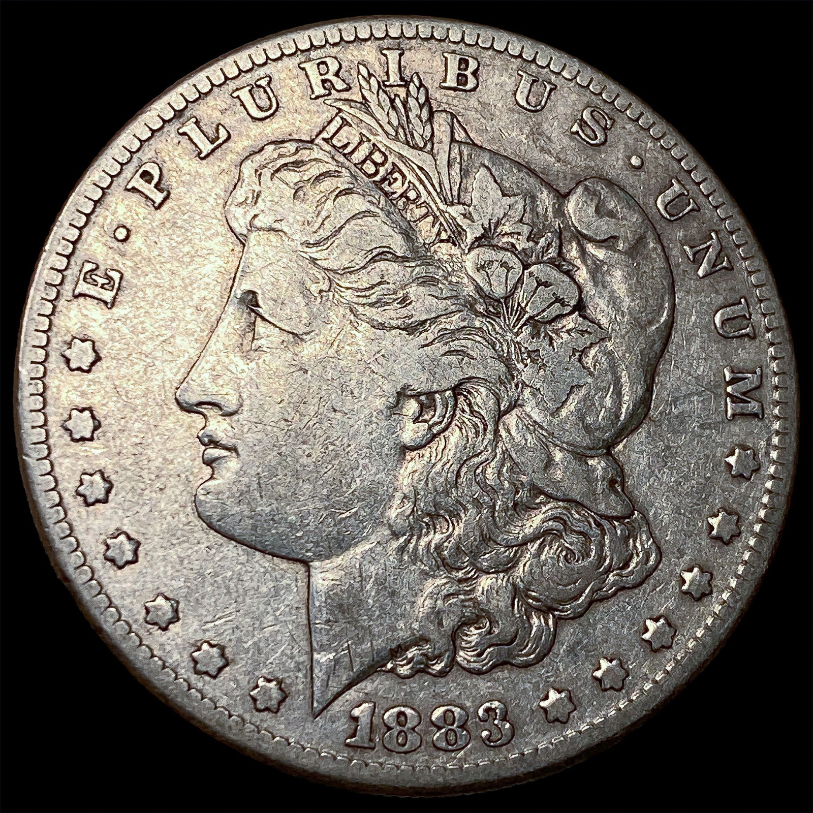 1883-S Silver Morgan Dollar LIGHTLY CIRCULATED: 1883-S Silver Morgan Dollar LIGHTLY CIRCULATED