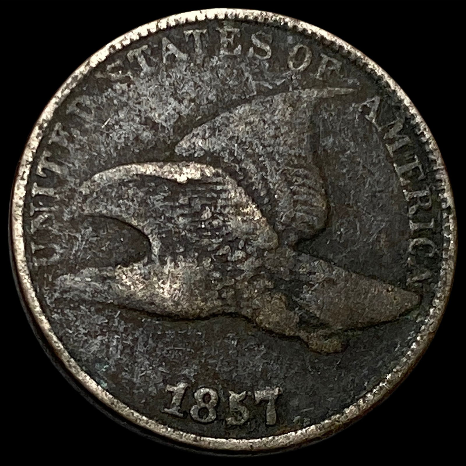 1857 Flying Eagle Cent HIGH GRADE: 1857 Flying Eagle Cent HIGH GRADE