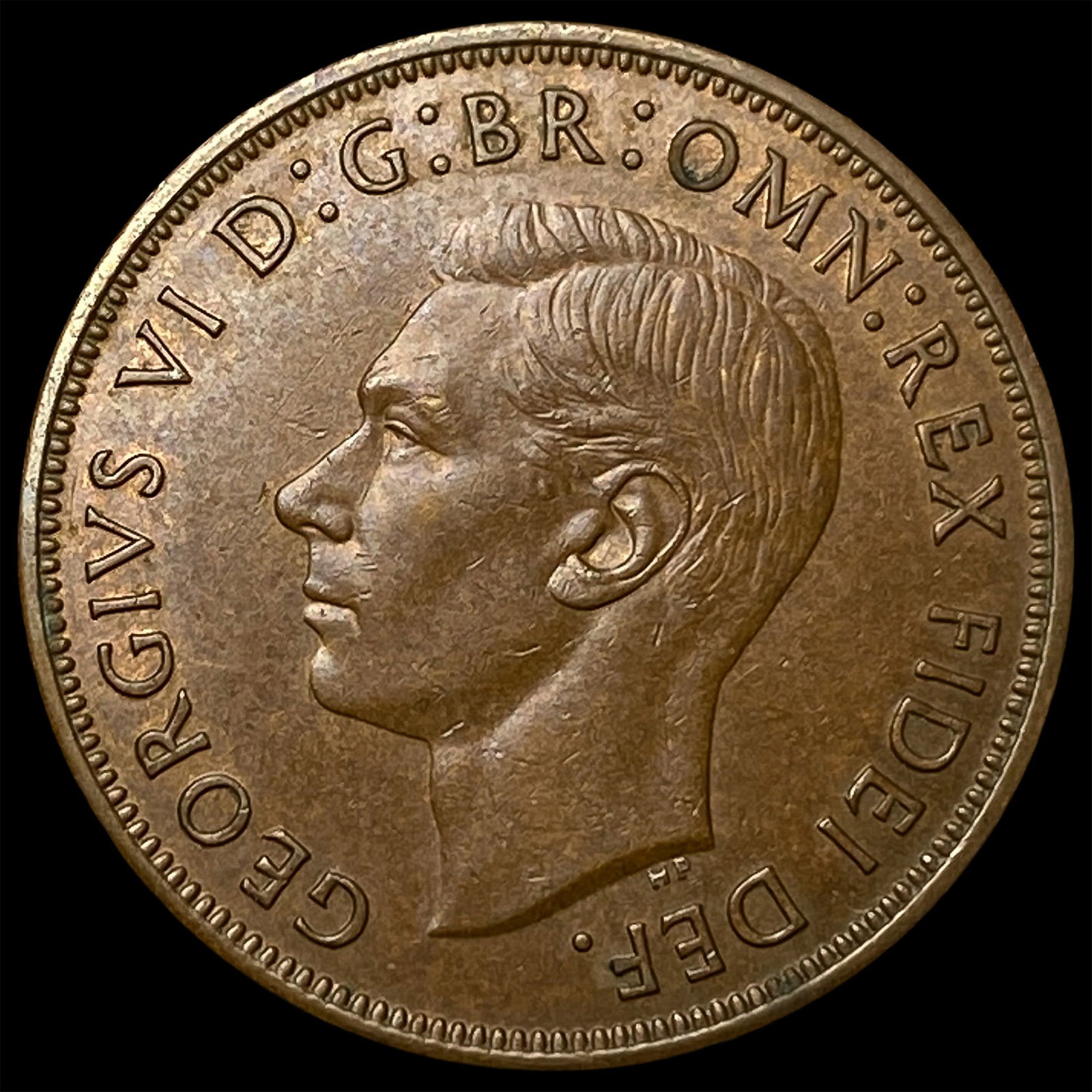 1951 Great Britain George VI Copper Penny CHOICE BU: 1951 Great Britain George VI Copper Penny CHOICE BU
