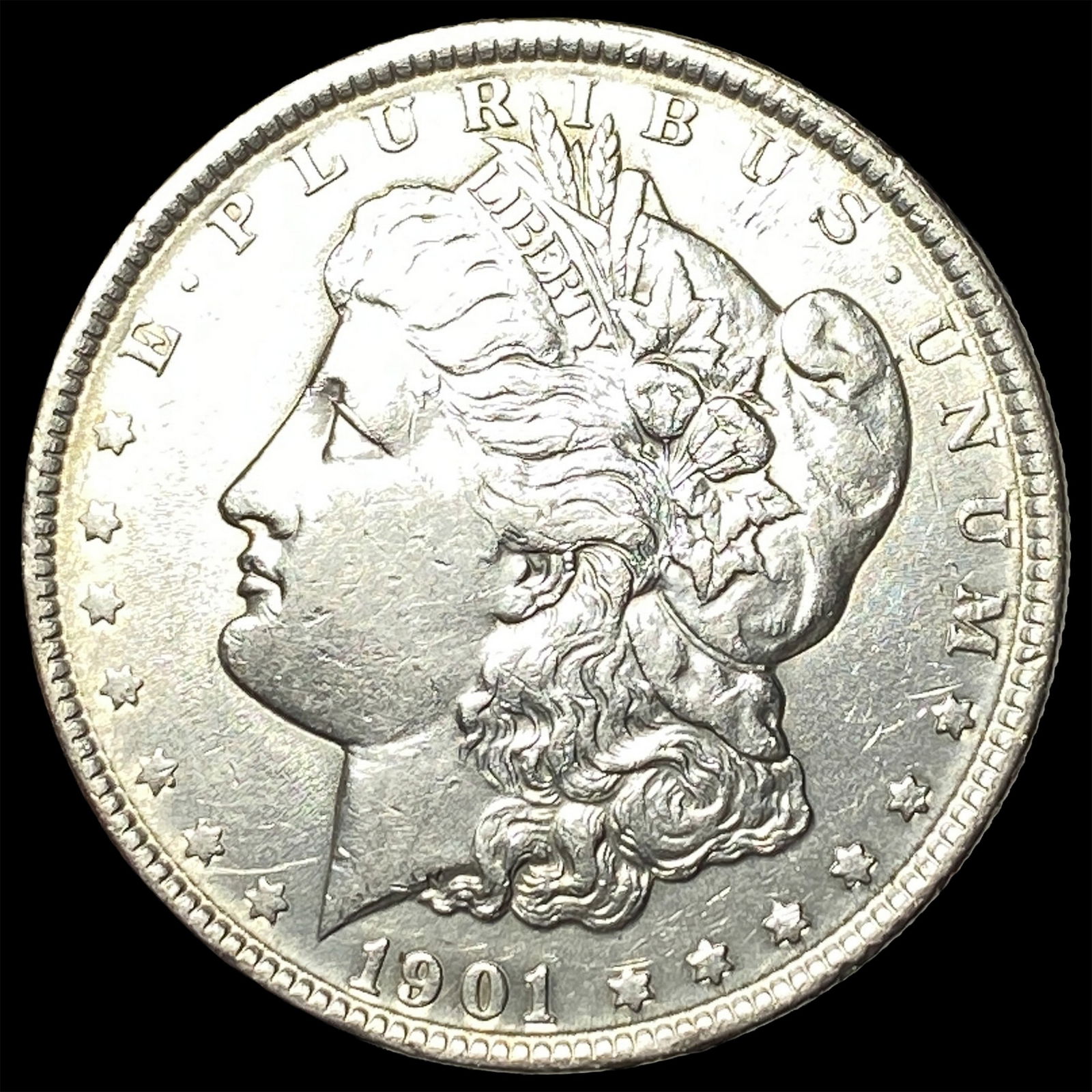 1901 Morgan Silver Dollar CLOSELY UNCIRCULATED: 1901 Morgan Silver Dollar CLOSELY UNCIRCULATED