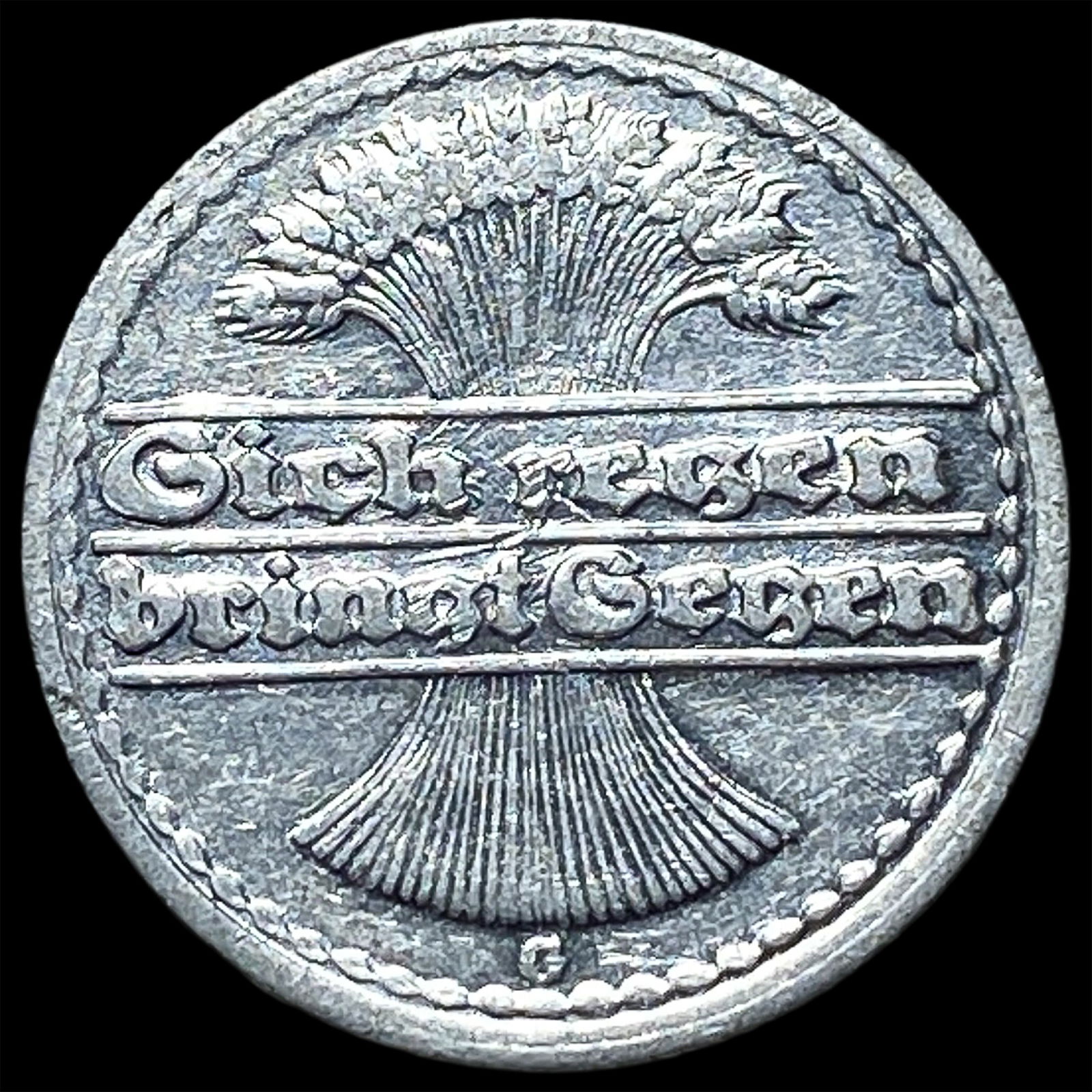 1922 Germany Weimar Republic Aluminum 50 Pfennig CHOICE AU: 1922 Germany Weimar Republic Aluminum 50 Pfennig CHOICE AU