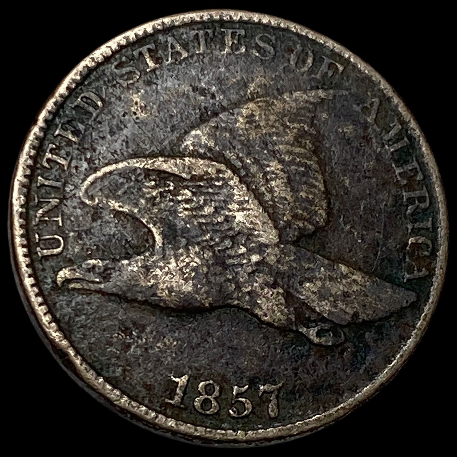 1857 Flying Eagle Cent HIGH GRADE: 1857 Flying Eagle Cent HIGH GRADE