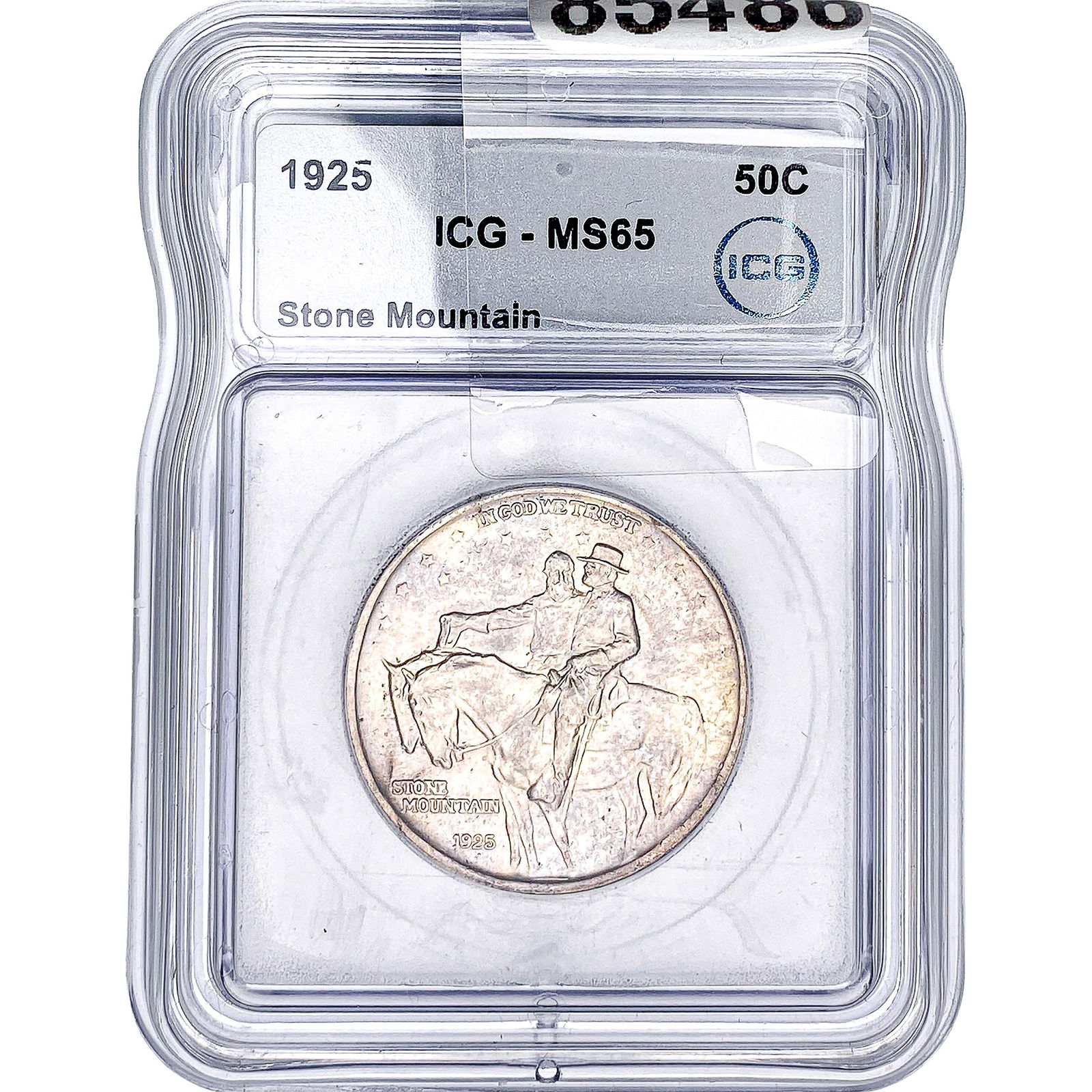 1925 Stone Mountain Half Dollar ICG MS65: 1925 Stone Mountain Half Dollar ICG MS65