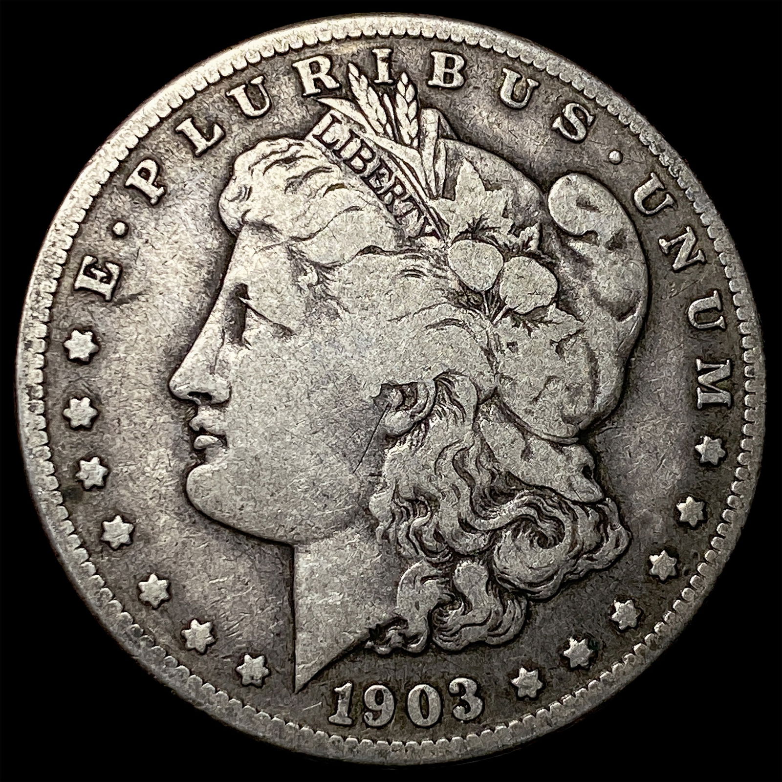 1903-S Silver Morgan Dollar LIGHTLY CIRCULATED: 1903-S Silver Morgan Dollar LIGHTLY CIRCULATED