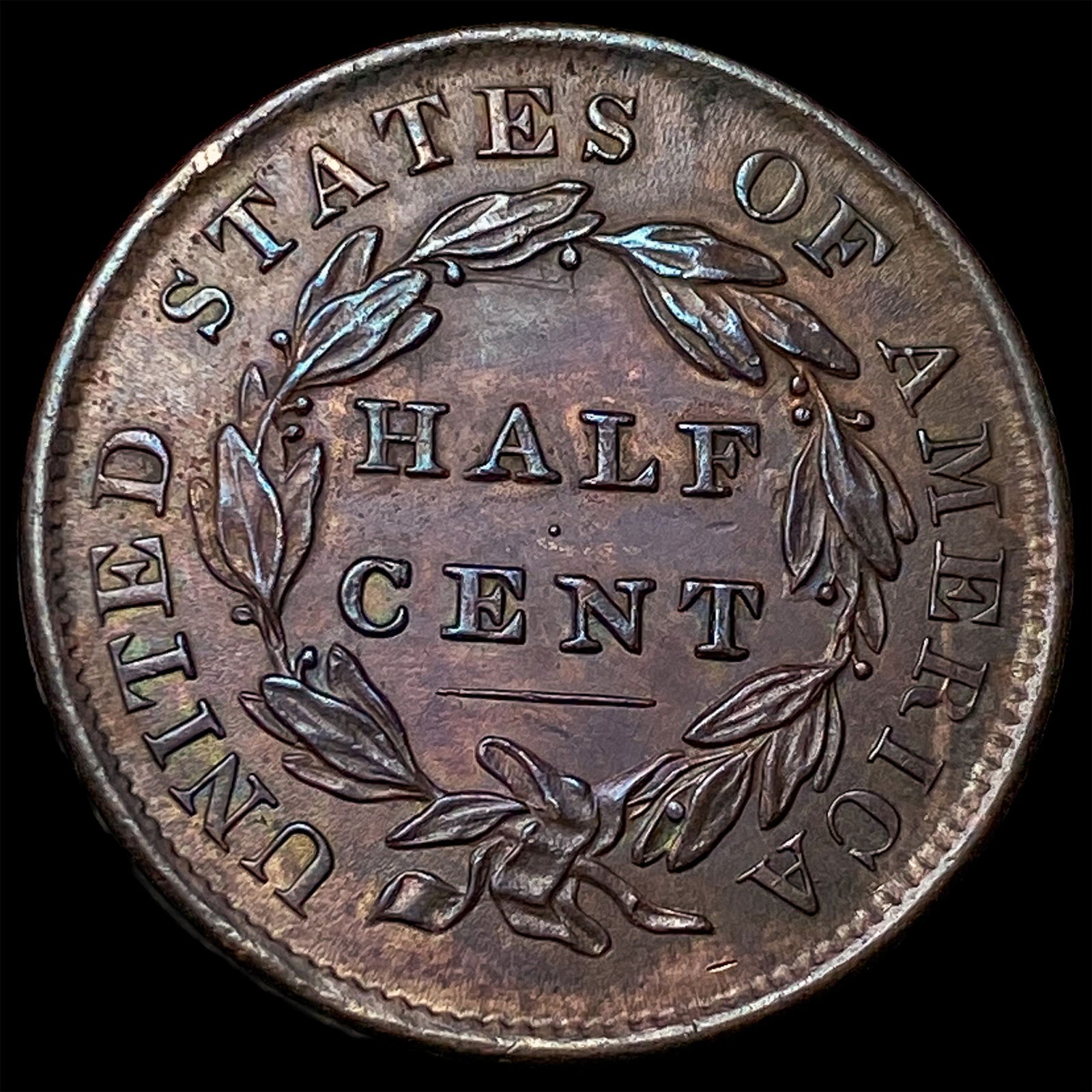 1835 Classic Head Half Cent UNCIRCULATED - 2