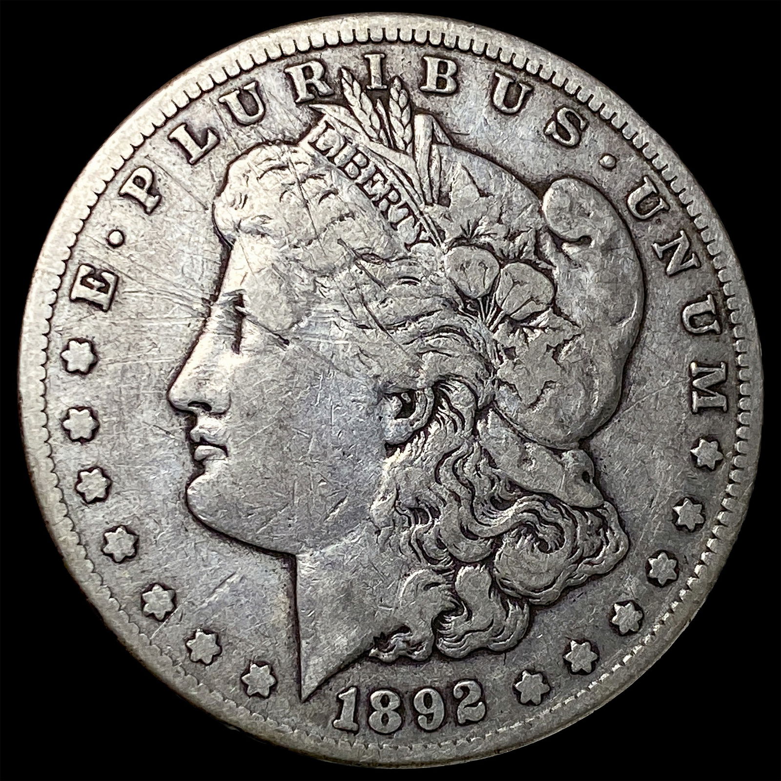 1892-CC Silver Morgan Dollar HIGH GRADE: 1892-CC Silver Morgan Dollar HIGH GRADE