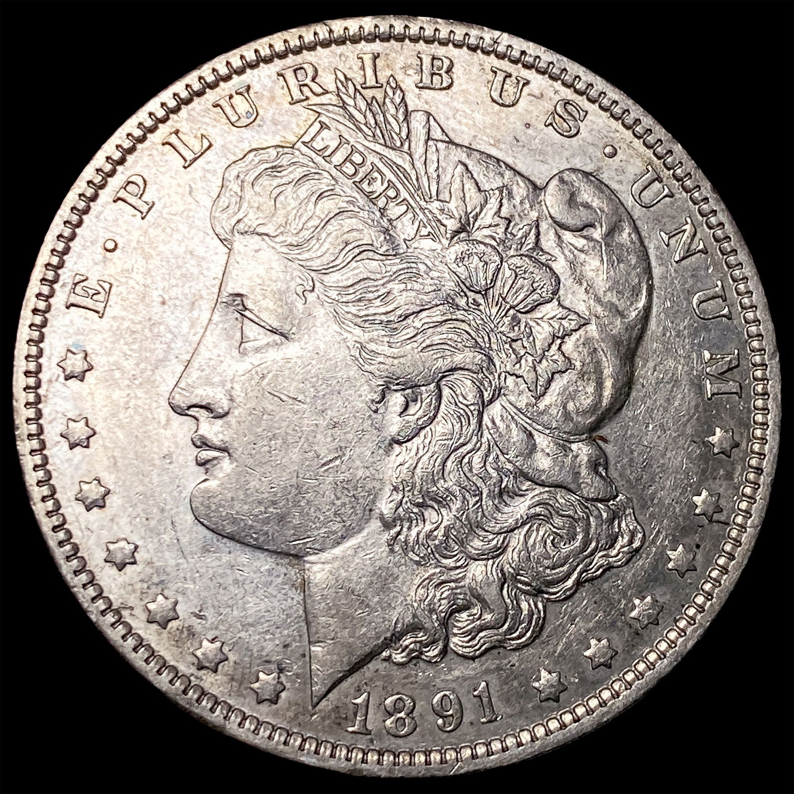 1891-O Silver Morgan Dollar CLOSELY UNCIRCULATED (1 of 2)