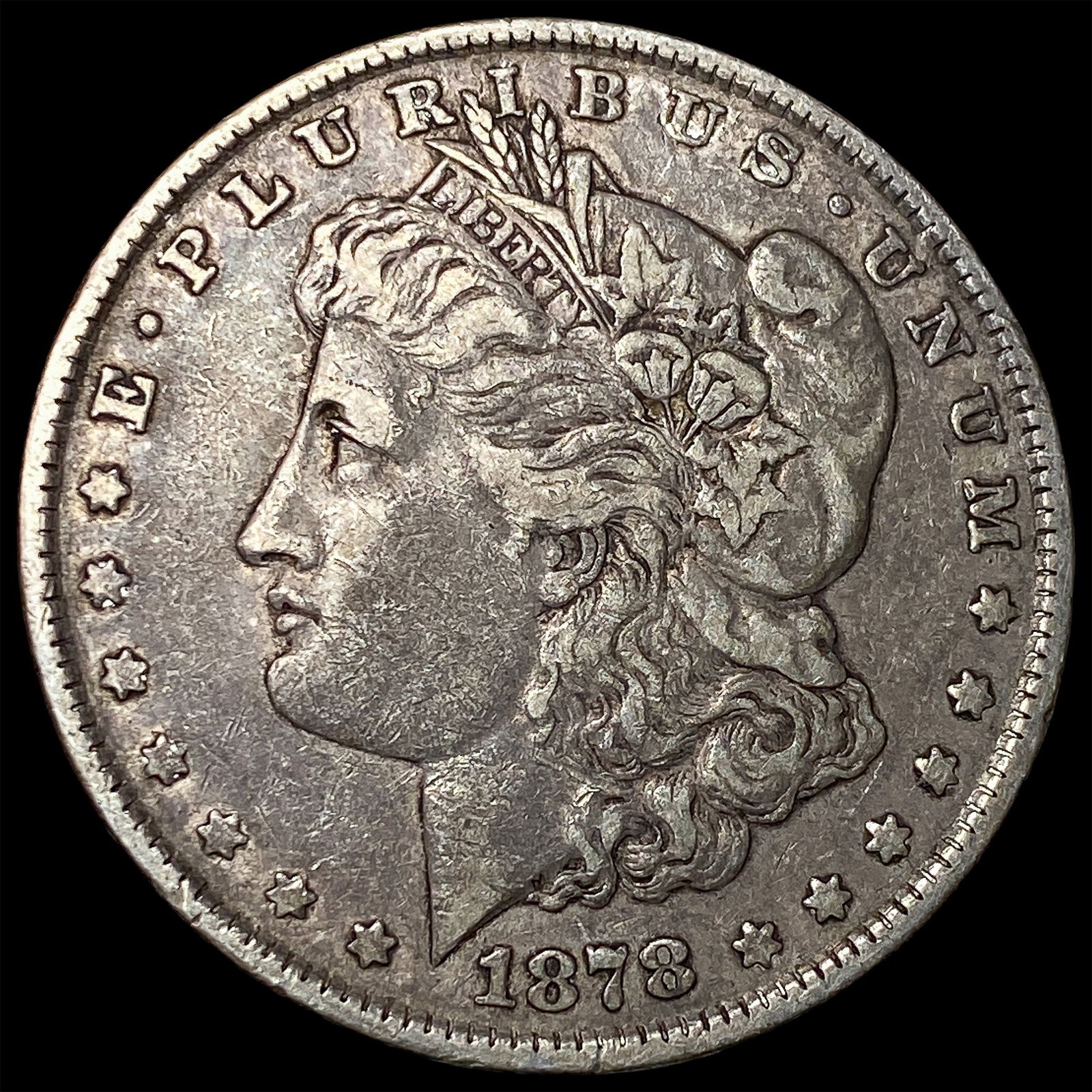 1878 Rev 79 Silver Morgan Dollar CLOSELY UNCIRCULATED: 1878 Rev 79 Silver Morgan Dollar CLOSELY UNCIRCULATED