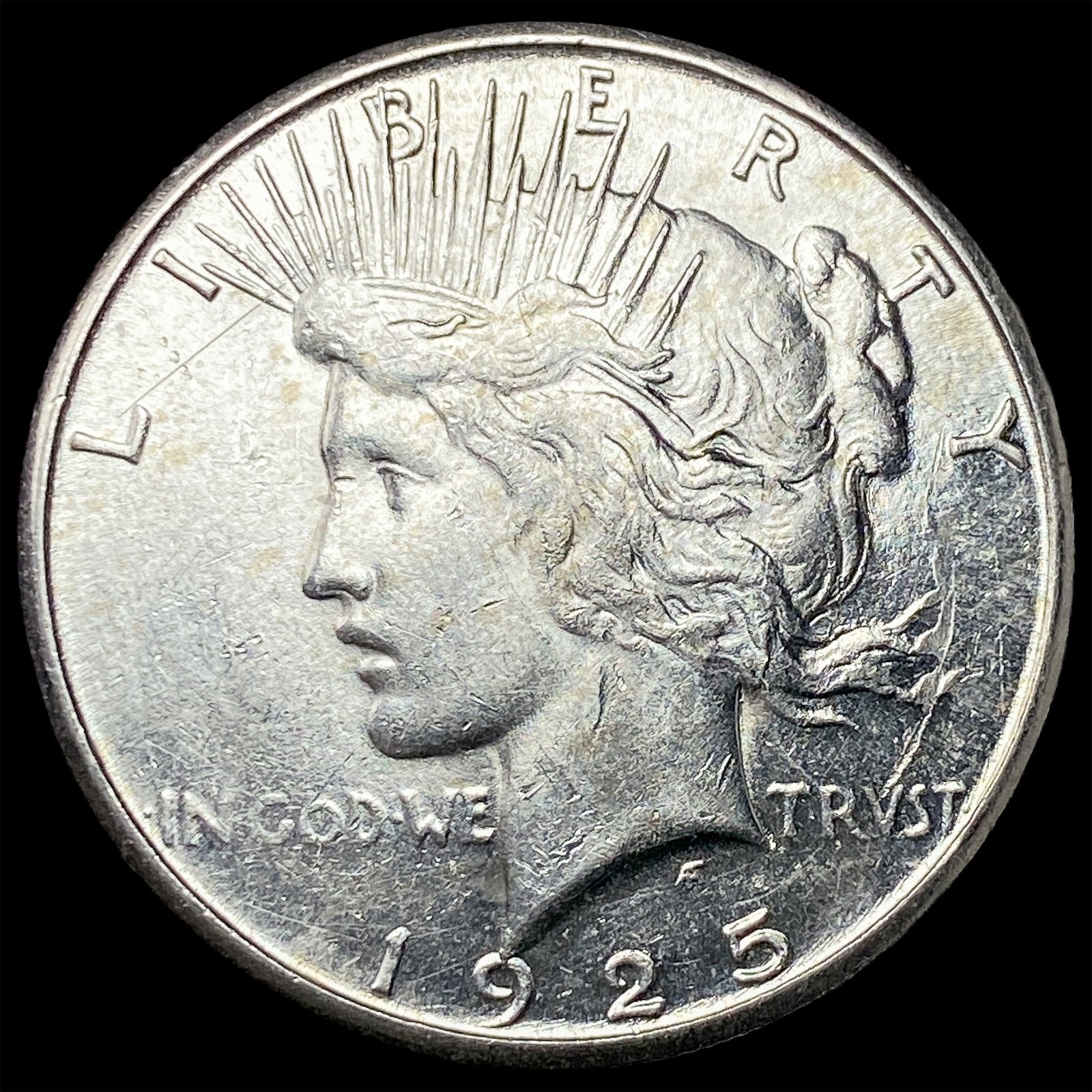 1925-S Silver Peace Dollar CLOSELY UNCIRCULATED: 1925-S Silver Peace Dollar CLOSELY UNCIRCULATED