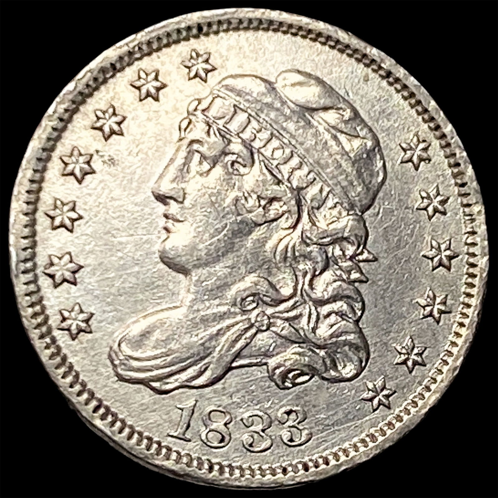 1833 Capped Bust Half Dime HIGH GRADE: 1833 Capped Bust Half Dime HIGH GRADE