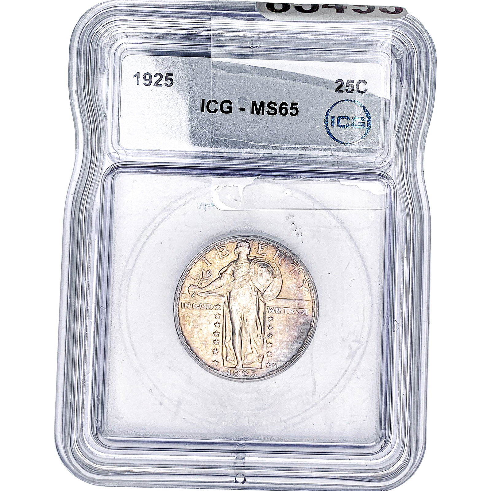 1925 Standing Liberty Quarter ICG MS65: 1925 Standing Liberty Quarter ICG MS65