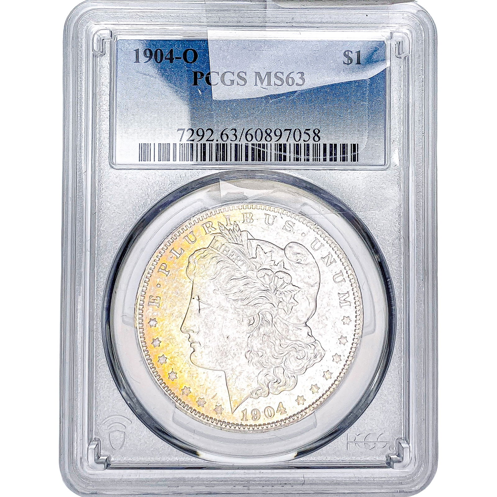 1904-O Morgan Silver Dollar PCGS MS63: 1904-O Morgan Silver Dollar PCGS MS63