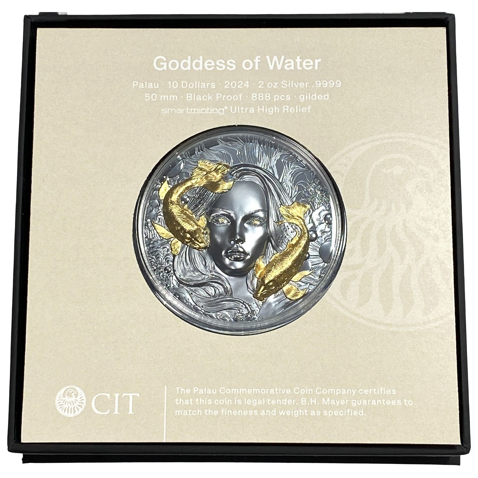 2024 2oz Silver $10 Palav: 2024 2oz Silver $10 Palav