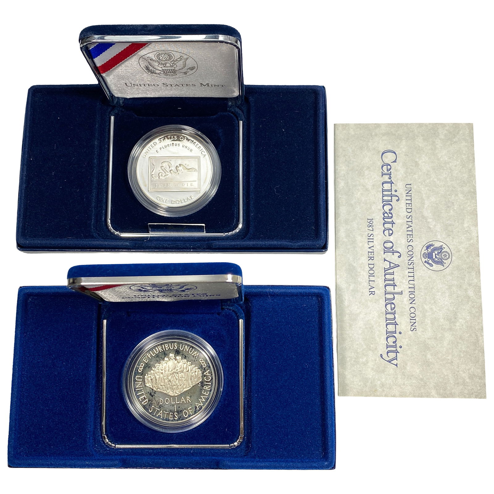 Various Dates U.S. Constitution Coins - 2