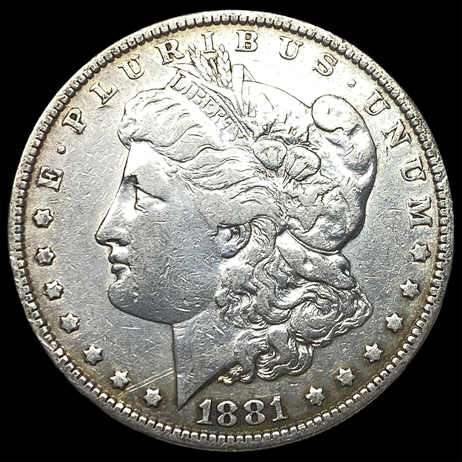 1881-O Silver Morgan Dollar NEARLY UNCIRCULATED: 1881-O Silver Morgan Dollar NEARLY UNCIRCULATED