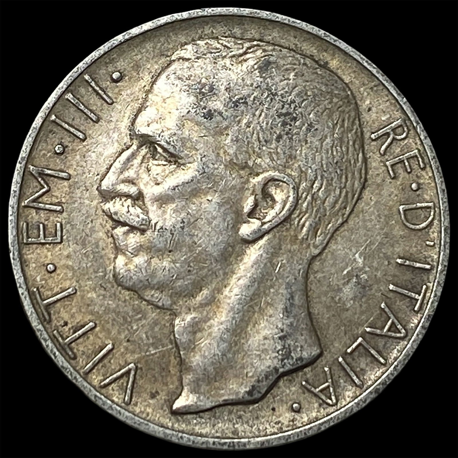 1927 Italy Silver 10 Lire CLOSELY UNCIRCULATED: 1927 Italy Silver 10 Lire CLOSELY UNCIRCULATED