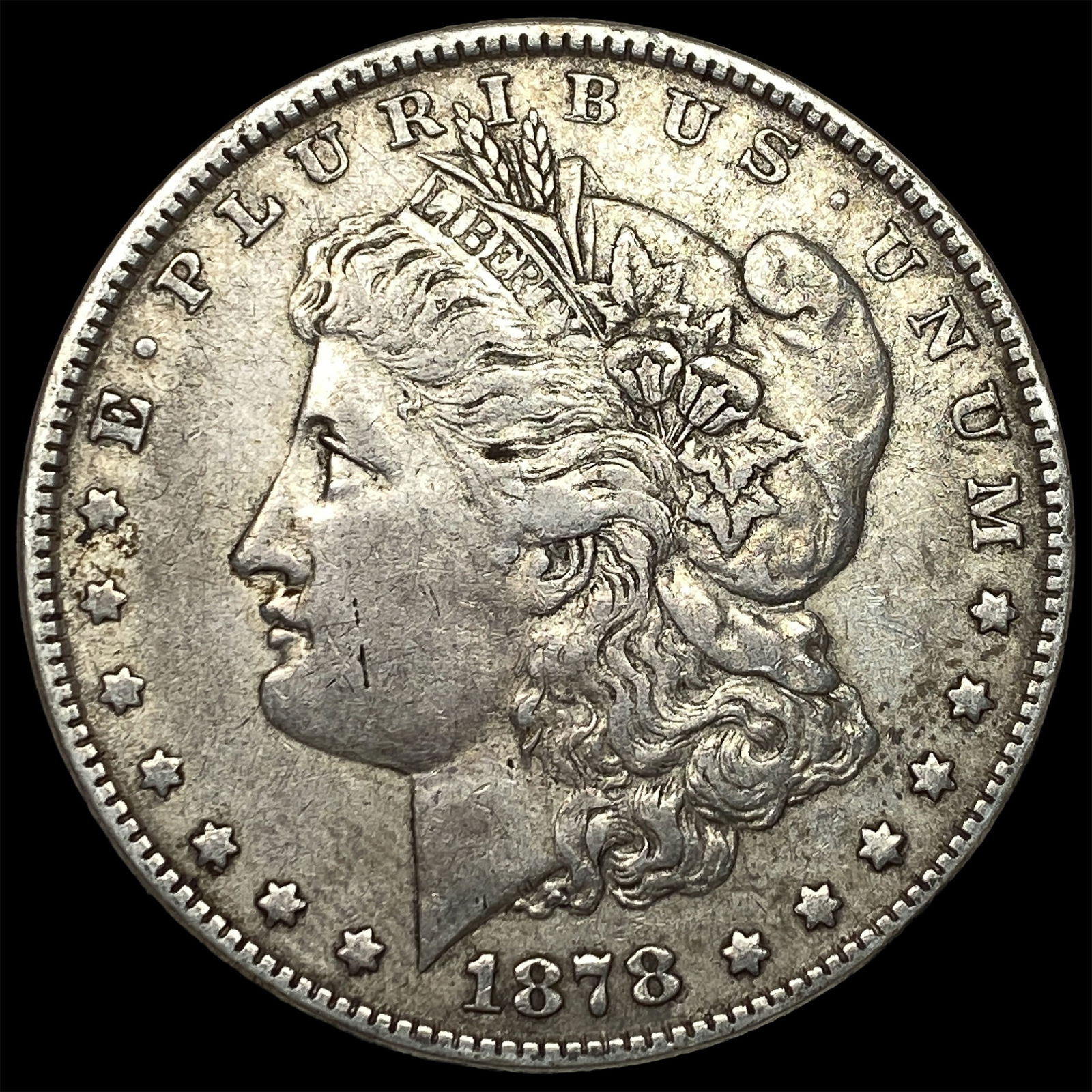 1878 Silver Morgan Dollar LIGHTLY CIRCULATED (1 of 2)