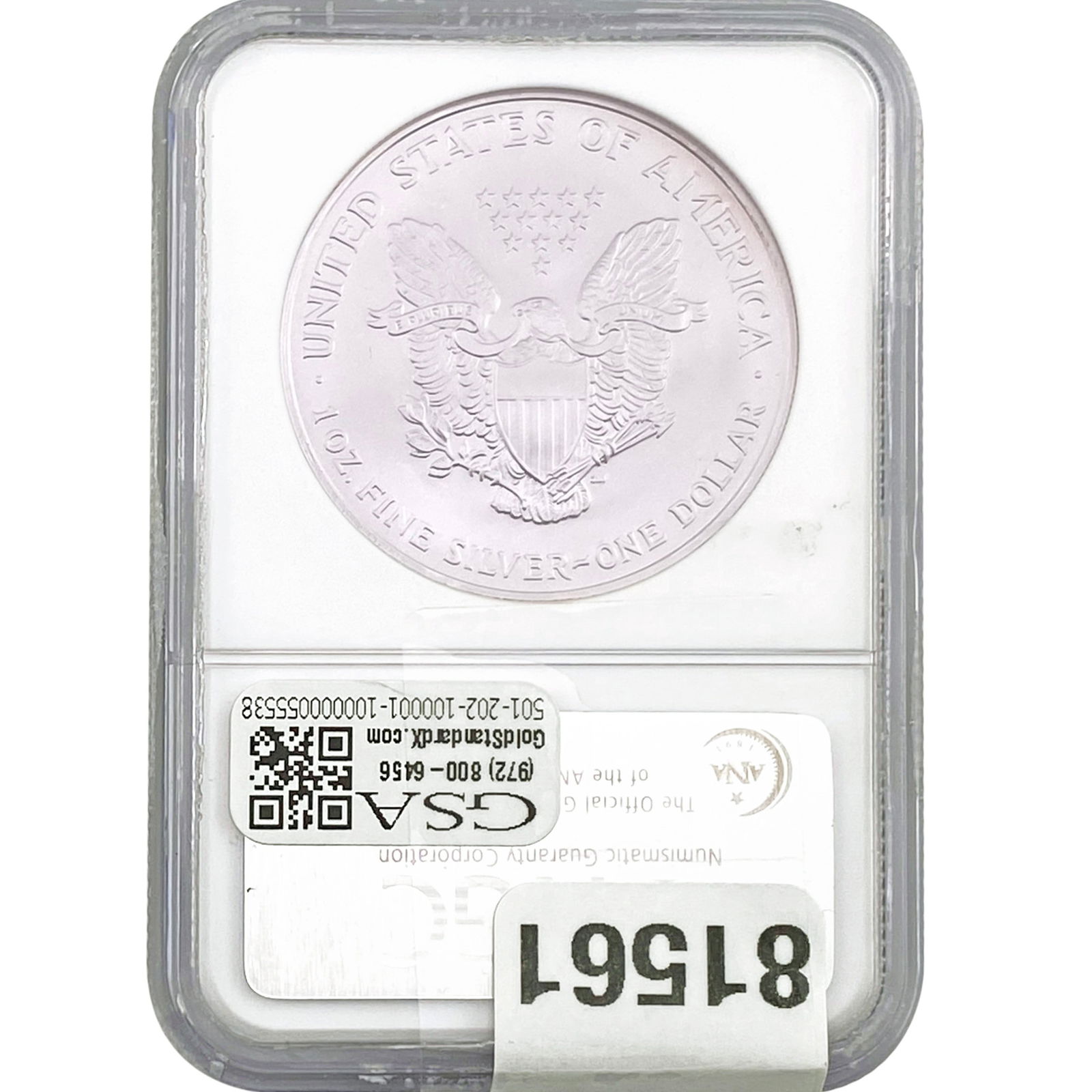 2006 Silver Eagle NGC Gem Uncirculated - 2