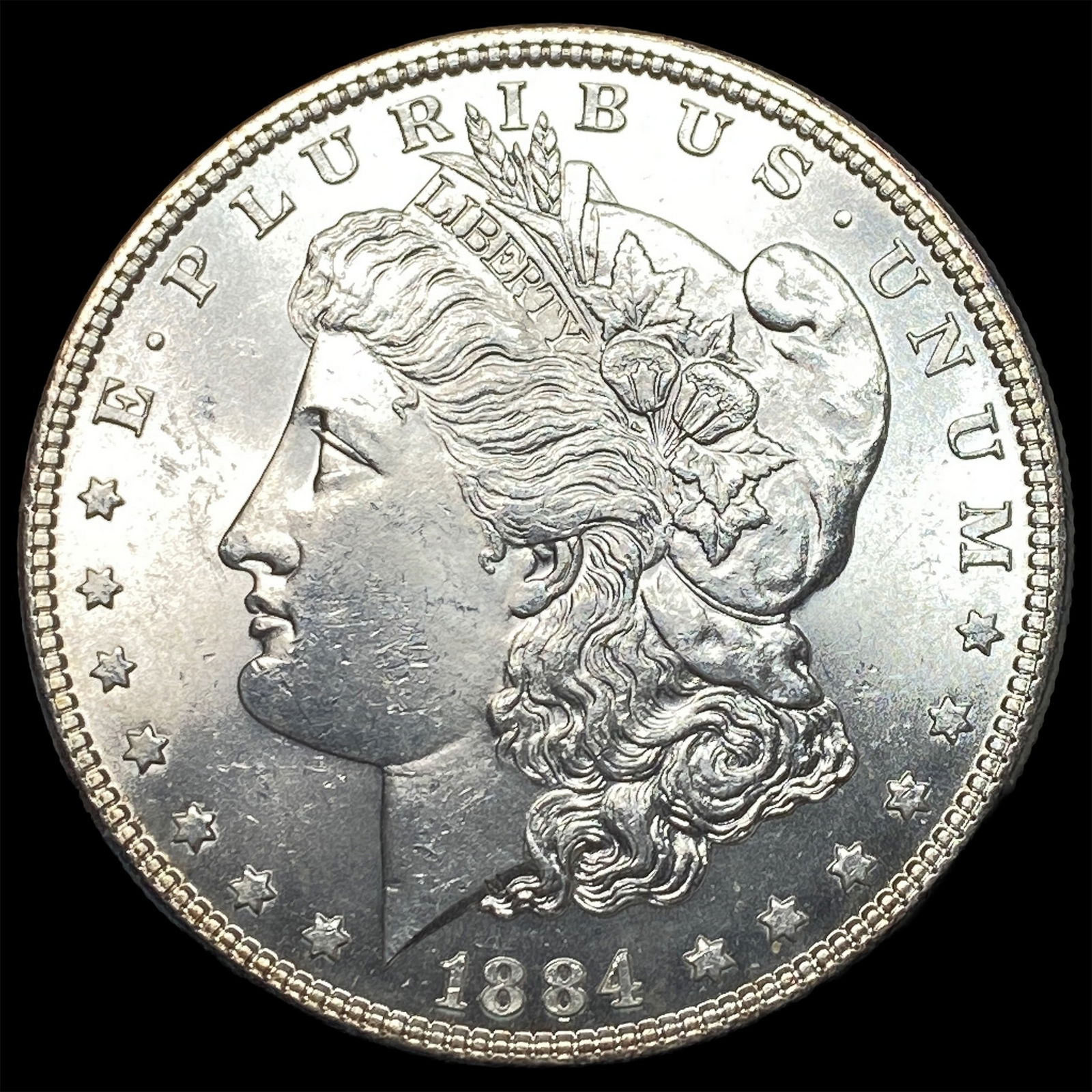 1884-S Silver Morgan Dollar UNCIRCULATED: 1884-S Silver Morgan Dollar UNCIRCULATED